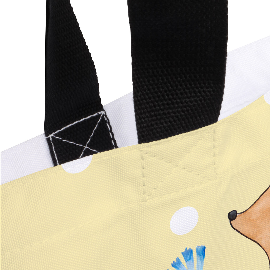 Shopper Hedgehog Flower Schulbeutel, Strandtasche, Shopper, Alltagstasche, Freizeittasche, Schultasche, Tasche, Einkaufsbeutel, Einkaufstasche, Tragebeutel, Beutel, Tiermotive, Gute Laune, lustige Sprüche, Tiere, Gute Besserung, Krankheit, Krankenhaus, Genesungswünsche, Besuch, krank, Igel