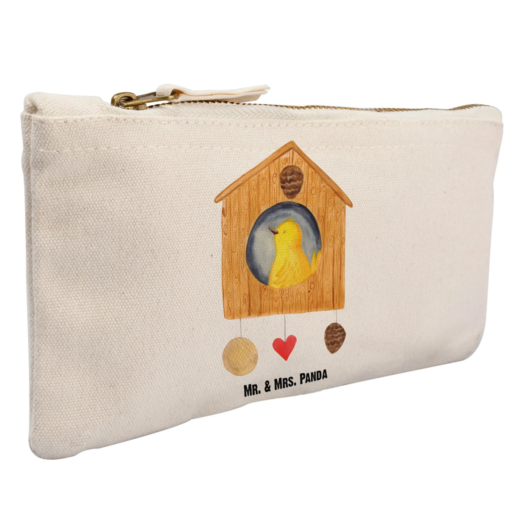 Make-up bag Bird House toiletry bag, Etui, beauty case, Waschtasche, Kulturbeutel, pencil case, pinsel tasche, beauty tasche, Kosmetiktasche, Kosmetikbeutel, aufbewahrungsbeutel, Schlampermäppchen, Schminktasche, Schminktäschchen, kosmetiktäschchen, Waschbeutel, Federmappe, Schminkbeutel, Mäppchen, utensilientasche, Kulturtasche, aufbewahrungstasche, Stiftemäppchen, Tiere, Lustige Sprüche, Tiermotive, Gute Laune, Wohnung, Eigenheim, Haus, Unser Haus, Familie, Home Sweet Home, Vogelhäuschen, Vogelhaus, Vögel, Nest, Castle, Lieblingsort, Zuhause, Vogel