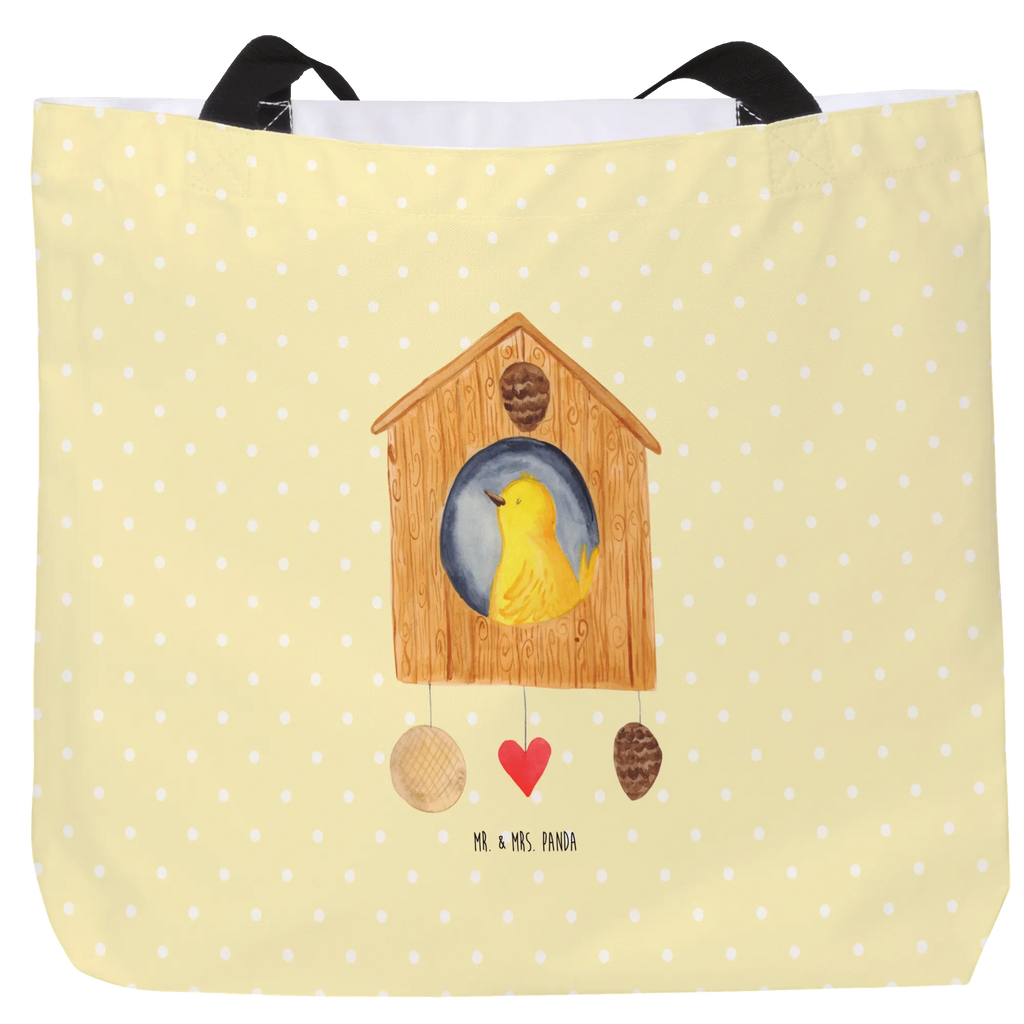 Shopper Vogel Haus Einkaufsbeutel, Einkaufstasche, XXL Tasche, Tüte, Shopper, Strandtasche, Freizeittasche, Tragebeutel, Alltagstasche, Schultasche, Beutel, Schulbeutel, Ausflug, XL, Schultertasche, Stofftasche, Gute Laune, Tiere, Lustige Sprüche, Tiermotive, Vögel, Zuhause, Wohnung, Eigenheim, Home Sweet Home, Vogelhaus, Familie, Unser Haus, Lieblingsort, Haus, Castle, Vogel, Nest, Vogelhäuschen