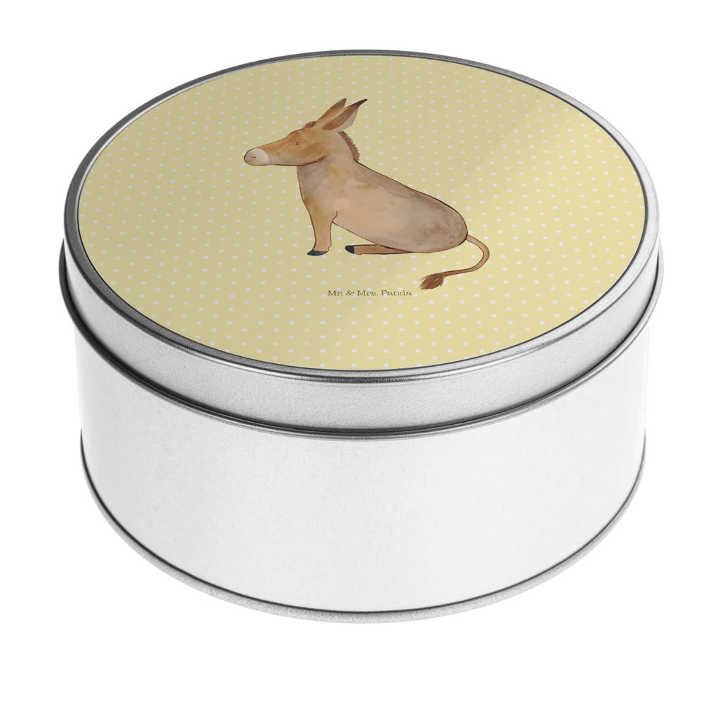 Round tin Donkey Blechdose Rund, Dose, metallboxen, runde blechdosen, keksdosen, plätzchendose, Geschenkdose, Keksdose, gebäckdosen, Metallbox, runde dosen, geschenkdosen, runddosen, runde keksdosen, Blechdose, Aufbewahrungsdose, Runde Blechdose, runde keksdose, Metalldose Rund, dosen, gebäckdose, Runde Dose, Vorratsdosen, blechdosen, plätzchendosen, metalldosen, Aufbewahrungsbox, Aufbewahrungsdosen, Vorratsdose, runddose, Metalldose, Tiere, Tiermotive, Gute Laune, Lustige Sprüche, Positive Gedanken, Erfolg, Lebensglück, Lebensmut, Zuversicht, Weisheit, Esel, Mut, Ziel, Lebensziel, Tapferkeit