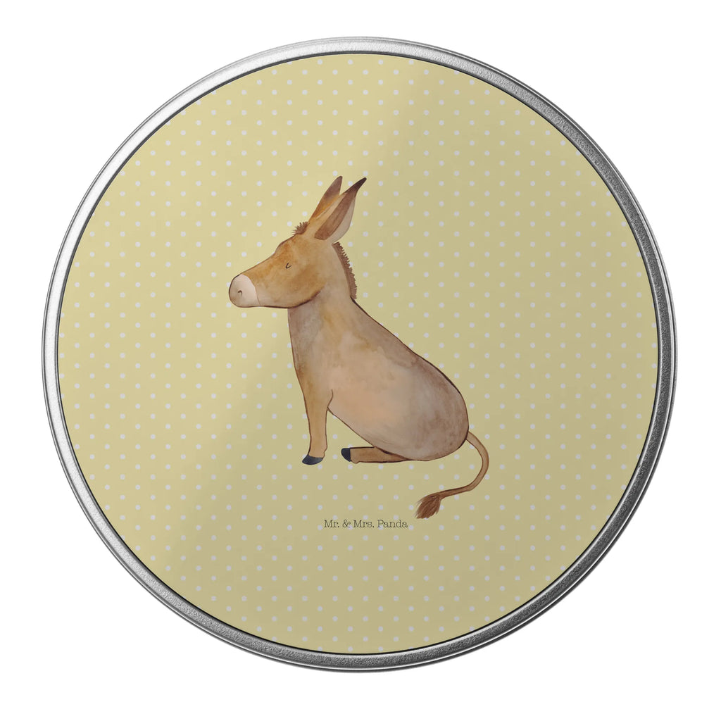 Round tin Donkey Blechdose Rund, Dose, metallboxen, runde blechdosen, keksdosen, plätzchendose, Geschenkdose, Keksdose, gebäckdosen, Metallbox, runde dosen, geschenkdosen, runddosen, runde keksdosen, Blechdose, Aufbewahrungsdose, Runde Blechdose, runde keksdose, Metalldose Rund, dosen, gebäckdose, Runde Dose, Vorratsdosen, blechdosen, plätzchendosen, metalldosen, Aufbewahrungsbox, Aufbewahrungsdosen, Vorratsdose, runddose, Metalldose, Tiere, Tiermotive, Gute Laune, Lustige Sprüche, Positive Gedanken, Erfolg, Lebensglück, Lebensmut, Zuversicht, Weisheit, Esel, Mut, Ziel, Lebensziel, Tapferkeit