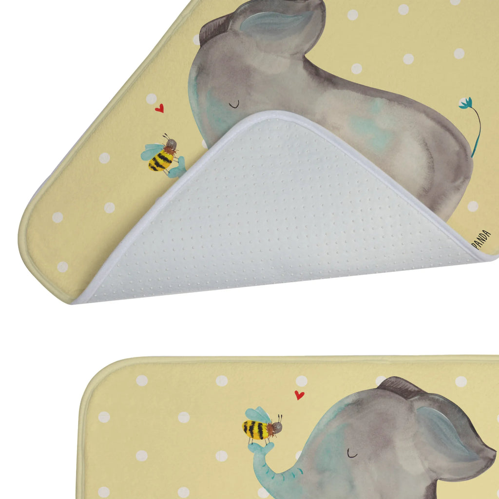 Bath mat elephant bee non-slip, Bath mat, Shower mat, Bath rug, small animals, cute, funny, cute animal motives, hand drawn, small world, funny sayings, good mood, happy, gifts, gift ideas, special gifts, animal lover, card, marriage proposal, wedding gift, love gift, elephant, bee, proof of love, love, anniversary, love saying