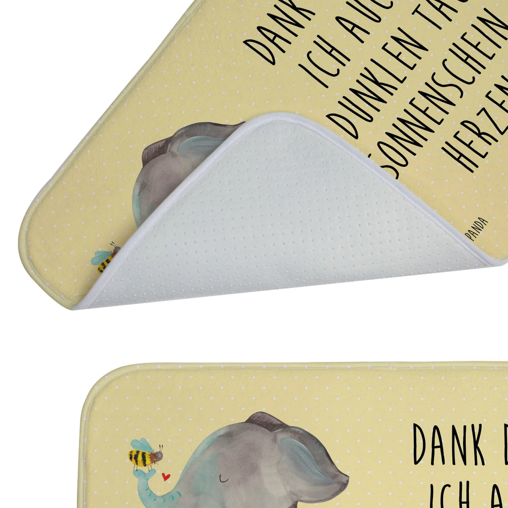 Bath mat elephant bee non-slip, Bath mat, Shower mat, Bath rug, small animals, cute, funny, cute animal motives, hand drawn, small world, funny sayings, good mood, happy, gifts, gift ideas, special gifts, animal lover, card, marriage proposal, wedding gift, love gift, elephant, bee, proof of love, love, anniversary, love saying