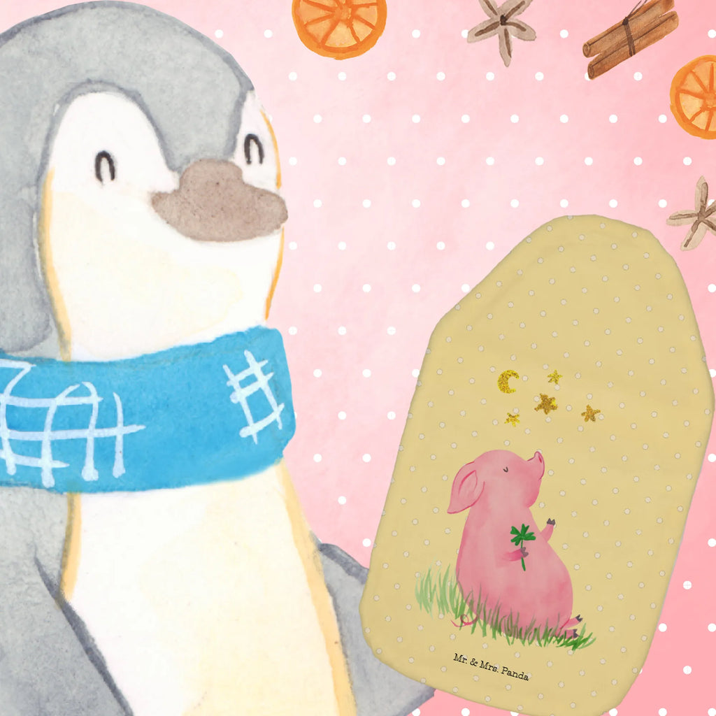 Hot water bottle Pig Luck grain pillow, children's hot water bottle, warming pad, Hot water bottle, small animals, cute, funny, cute animal motives, hand drawn, small world, funny sayings, good mood, happy, gifts, gift ideas, special gifts, animal lover, card, stars, lucky charm, Lucky bastard. Luck, goals, motivation, dreams, pig, asterisks, piglet