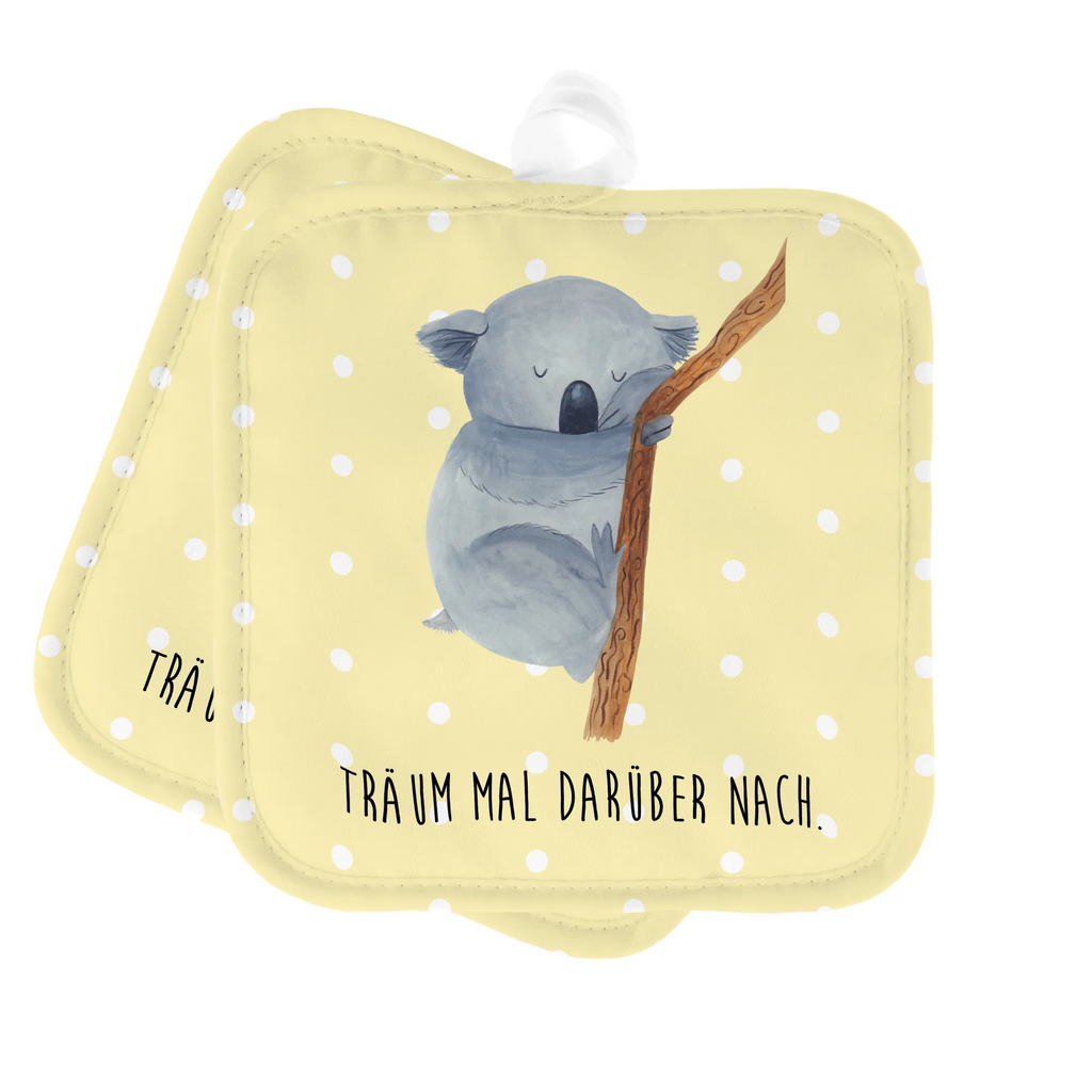 2er Set Topflappen  Koalabär Topfhandschuhe, Schöne Topflappen, Topfhandschuh, Topfuntersetzer, Topflappen, Topflappenset, Ofenhandschuhe, Ofenhandschuh, Topflappen 2er Set, Topflappen lustig, Topflappen mit Spruch, Topflappen Set, Tiermotive, Gute Laune, lustige Sprüche, Tiere, Koala, Traumland, Bär, Schlafzimmer, Koalabär, träumen, schlafen, Traum