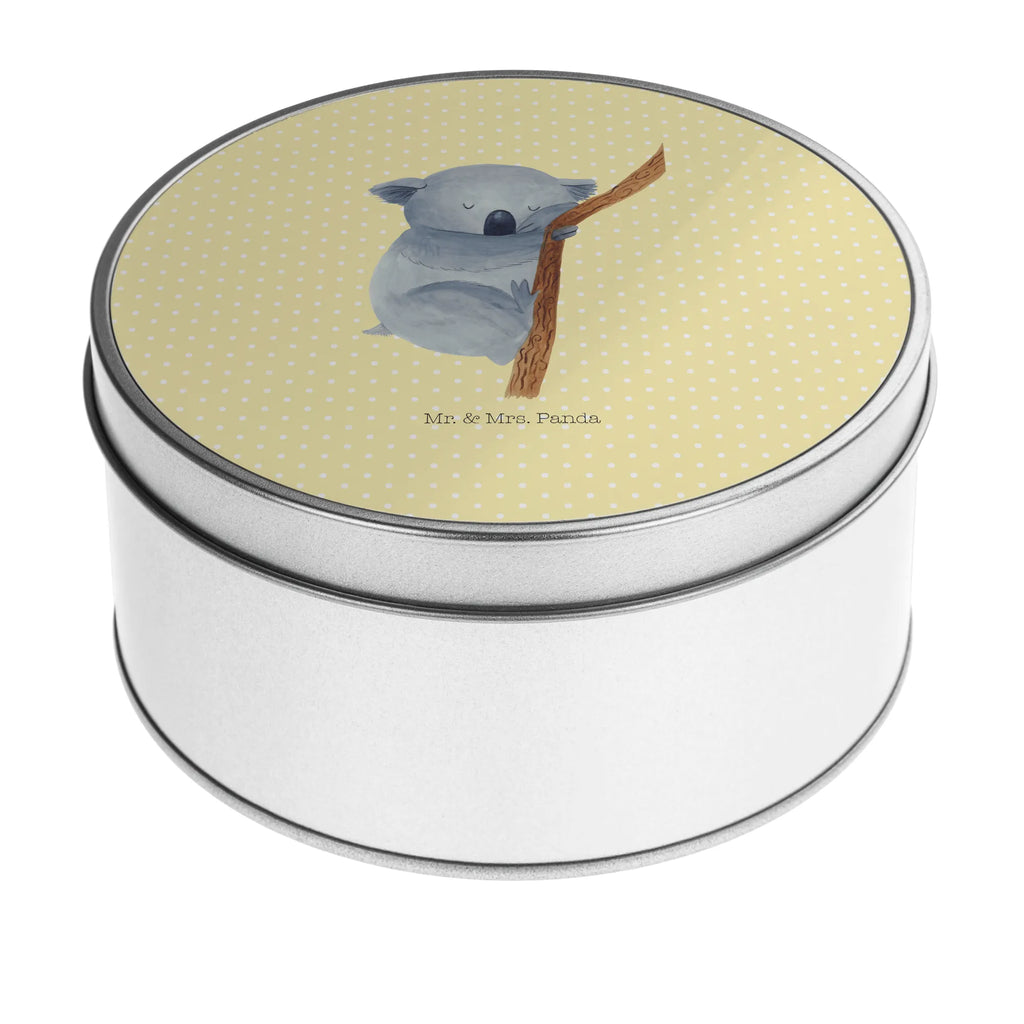 okrągła puszka z blachy Koala runddosen, Runde Dose, Keksdose, Aufbewahrungsdose, Vorratsdose, dosen, runddose, gebäckdose, metalldosen, geschenkdosen, Metalldose, Aufbewahrungsdosen, Aufbewahrungsbox, keksdosen, Blechdose Rund, metallboxen, runde keksdosen, plätzchendosen, Metalldose Rund, runde dosen, gebäckdosen, Vorratsdosen, runde blechdosen, plätzchendose, runde keksdose, Runde Blechdose, Geschenkdose, Dose, Metallbox, blechdosen, Blechdose, Lustige Sprüche, Tiere, Tiermotive, Gute Laune, Traumland, Koalabär, Traum, Träumen, schlafen, Koala, Schlafzimmer, Bär