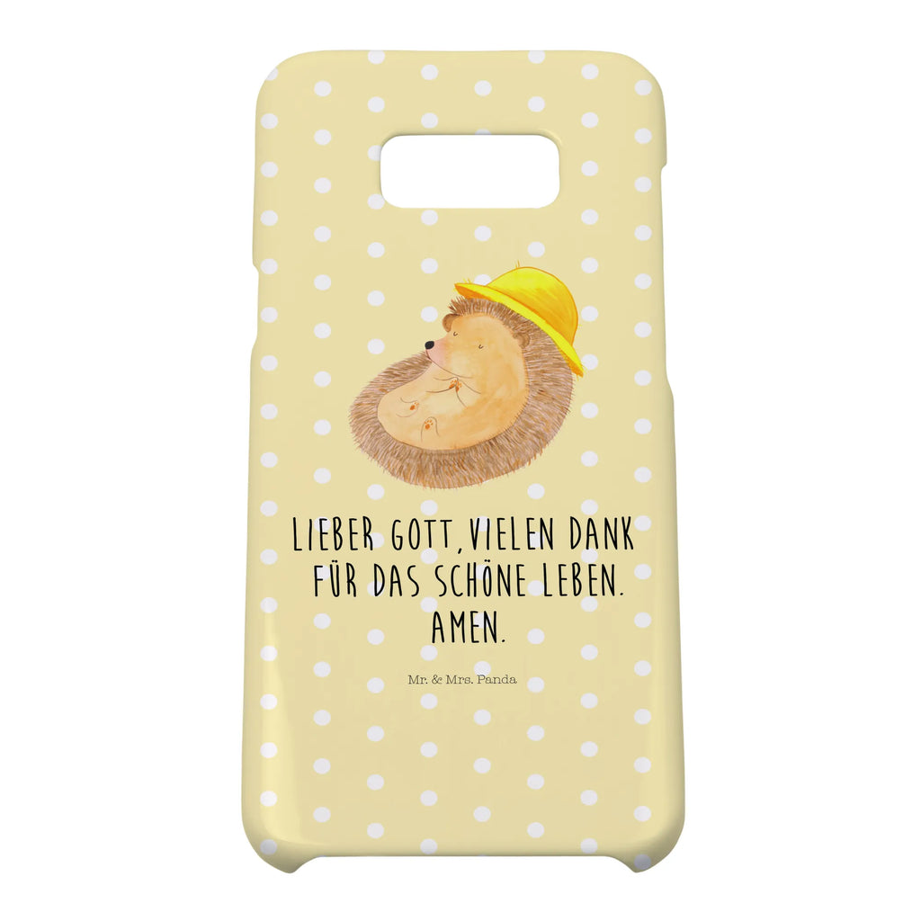 Phone case Hedgehog Pray cover, mobile phone, Iphone X, case, Iphone 10, mobile phone case, mobile cover, small animals, cute, funny, cute animal motives, hand drawn, small world, funny sayings, good mood, happy, gifts, gift ideas, special gifts, animal lover, card, pray, gratitude, Amen, enjoy, life, God, be grateful, hedgehog with hat, hedgehog, sun hat