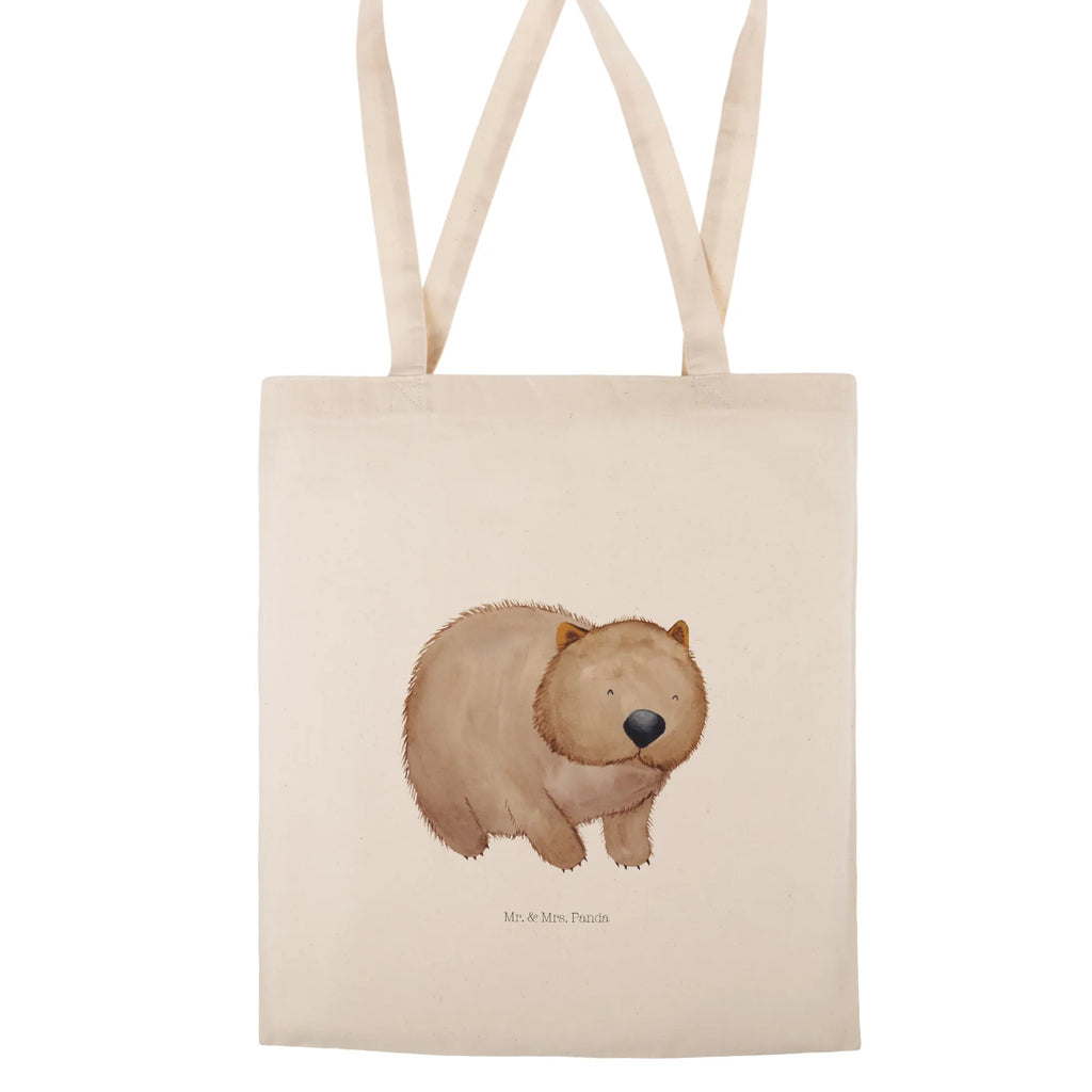 Tote bag Wombat cotton bag, jute bag, pouch, bag, Carrier bag, shopper, shoulder bag, cloth bag, shopping bag, small animals, cute, funny, cute animal motives, hand drawn, small world, funny sayings, good mood, happy, gifts, gift ideas, special gifts, animal lover, card, life is beautiful, Wombat, Australia, motivation, saying