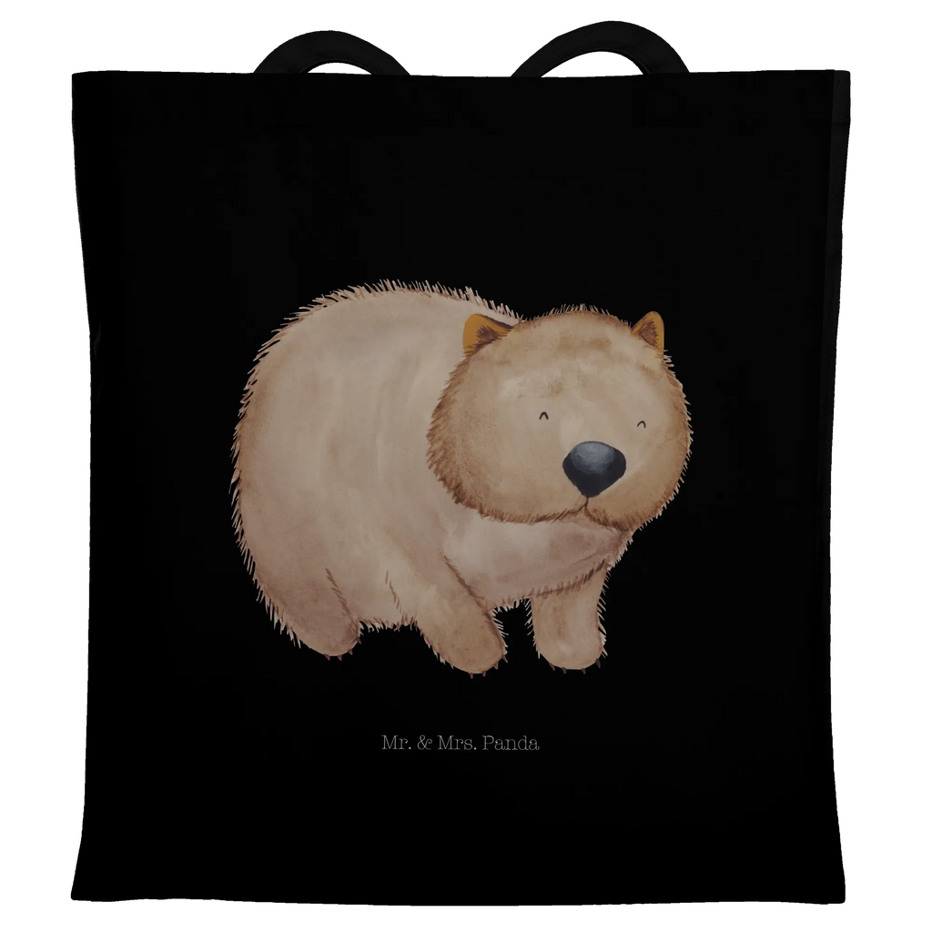Tote bag Wombat cotton bag, jute bag, pouch, bag, Carrier bag, shopper, shoulder bag, cloth bag, shopping bag, small animals, cute, funny, cute animal motives, hand drawn, small world, funny sayings, good mood, happy, gifts, gift ideas, special gifts, animal lover, card, life is beautiful, Wombat, Australia, motivation, saying