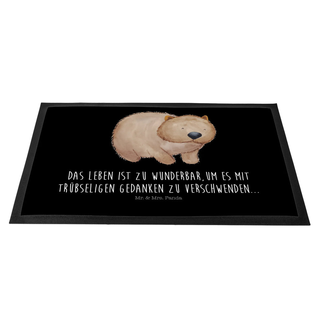 Fußmatte Wombat Sauberlaufmatte, Schmutzmatte, Eingangsteppich, abstreifer, schmutzfangmatten, Abtretmatte, flurmatte, Schuhabstreifer, Fussmatte, hausmatte, matte haustür, türmatten, außenmatte, Eingangsmatte, Schmutzfangmatte, Fußabstreifer, Schmutzfangteppich, Abtreter, Haustürmatte, fußmatte, Schmutzfänger, Türmatte, Fußabtreter, sauberlaufmatten, Türvorleger, Fußmatten, Gute Laune, Lustige Sprüche, Tiere, Tiermotive, Spruch, Motivation, Wombat, Das Leben Ist schön, Australien