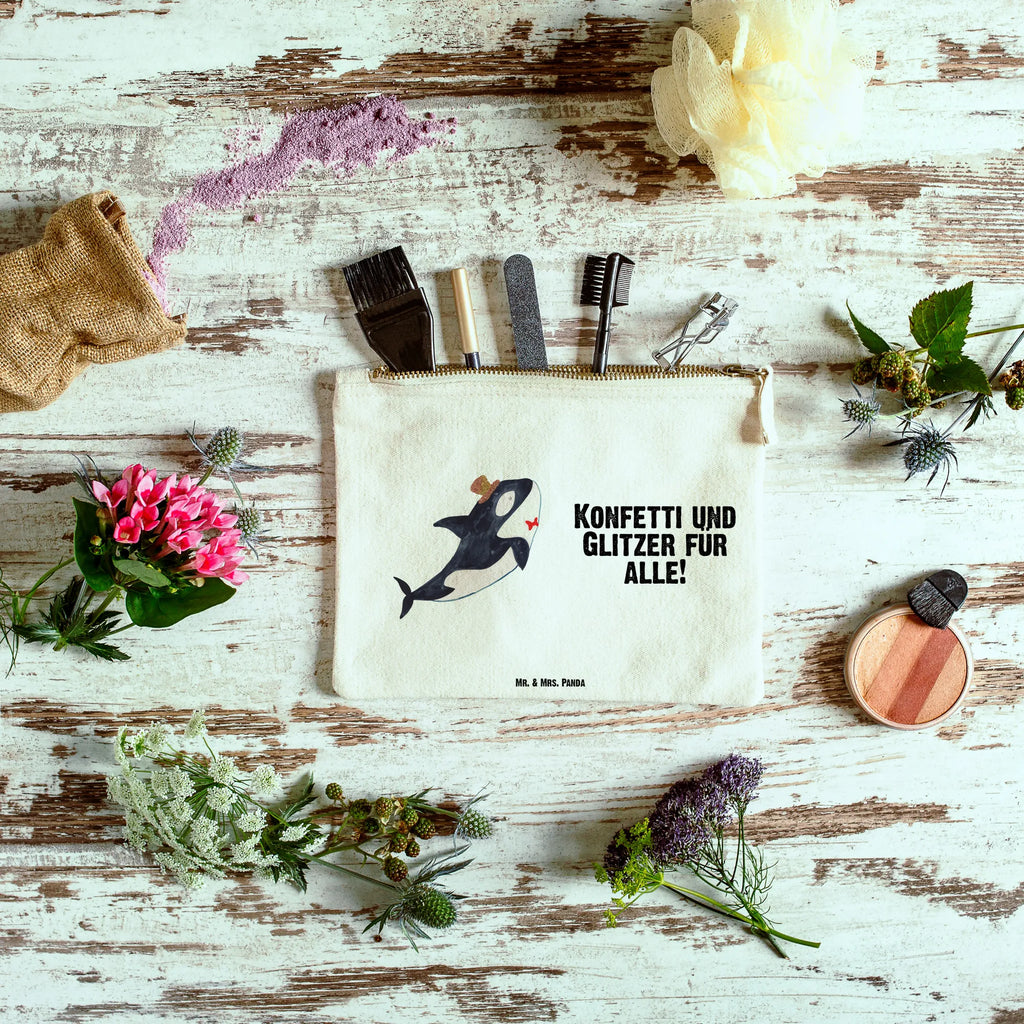 Make-up bag orca cylinder Waschtasche, Schlampermäppchen, Schminktäschchen, Etui, beauty case, aufbewahrungsbeutel, Schminktasche, Schminkbeutel, toiletry bag, pinsel tasche, Kulturbeutel, Federmappe, aufbewahrungstasche, Stiftemäppchen, kosmetiktäschchen, Kosmetikbeutel, utensilientasche, pencil case, beauty tasche, Mäppchen, Kulturtasche, Kosmetiktasche, Waschbeutel, Meerestiere, Urlaub, Meer, Glitter, Narwal, Fest, Glitzer, Geburtstag, Glückwunsch, Orca, Feier, Fete, Konfetti