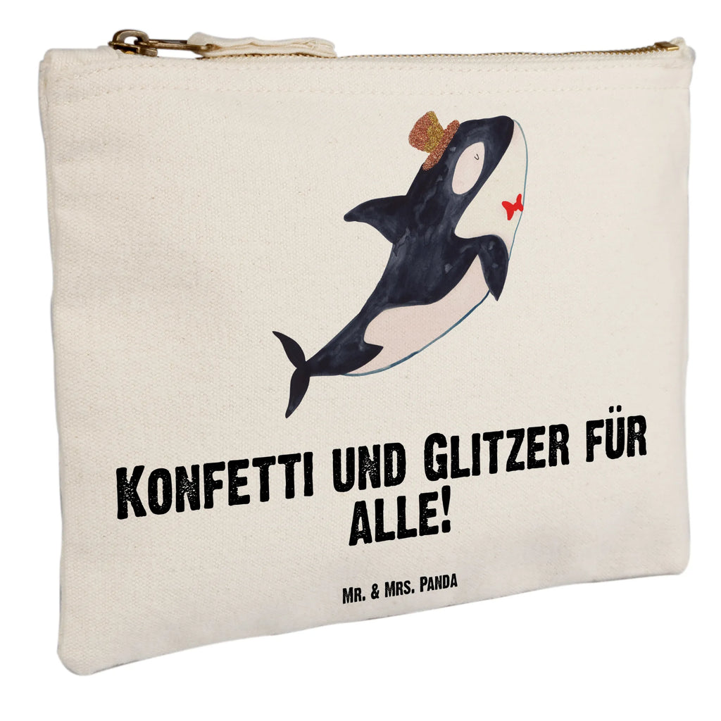 Make-up bag orca cylinder Waschtasche, Schlampermäppchen, Schminktäschchen, Etui, beauty case, aufbewahrungsbeutel, Schminktasche, Schminkbeutel, toiletry bag, pinsel tasche, Kulturbeutel, Federmappe, aufbewahrungstasche, Stiftemäppchen, kosmetiktäschchen, Kosmetikbeutel, utensilientasche, pencil case, beauty tasche, Mäppchen, Kulturtasche, Kosmetiktasche, Waschbeutel, Meerestiere, Urlaub, Meer, Glitter, Narwal, Fest, Glitzer, Geburtstag, Glückwunsch, Orca, Feier, Fete, Konfetti
