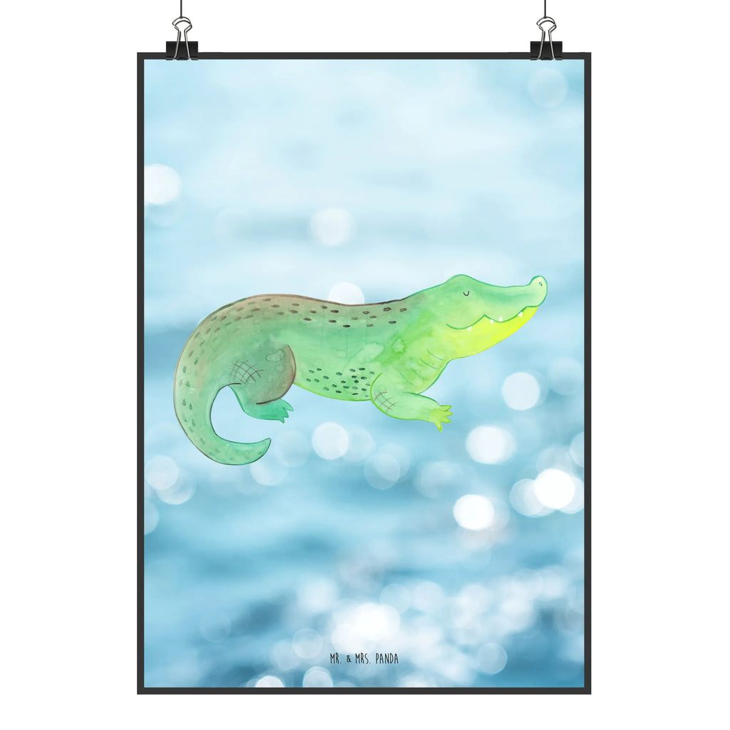 Poster Crocodile Plakat, grafikposter, wandkunst, Wanddekoration, Kunstdruck, kunstdruck poster, Wandschmuck, Poster, wanddeko, Wandposter, Wanddeko Bild, Deko Bild, Wandbild, wanddruck, Posterdruck, Bild, Designposter, Bild für Wand, drucke, kunstposter, Mr. & Mrs. Panda Poster, kunst für die wand, Meer, Meerestiere, Urlaub, Krokodile, Abenteuerlust, Beste Freundin, Verrückt sein, Krokodil, Freundin, Spontan sein, Lieblingsmensch, Reiselust