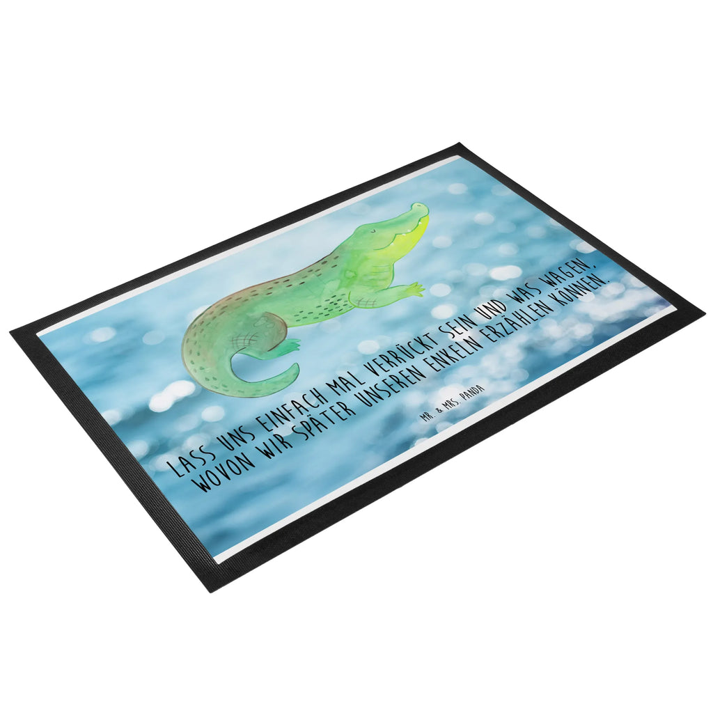 Doormat Crocodile flurmatte, Schmutzfänger, fußmatte, Schuhabstreifer, Türmatte, Eingangsmatte, matte haustür, Eingangsteppich, Fußabstreifer, Sauberlaufmatte, sauberlaufmatten, Abtreter, Türvorleger, türmatten, hausmatte, Fußabtreter, Abtretmatte, schmutzfangmatten, Schmutzfangmatte, Fußmatten, Fussmatte, Haustürmatte, Schmutzfangteppich, außenmatte, abstreifer, Schmutzmatte, Meer, Urlaub, Meerestiere, Abenteuerlust, Krokodil, Lieblingsmensch, Spontan sein, Reiselust, Beste Freundin, Krokodile, Verrückt sein, Freundin