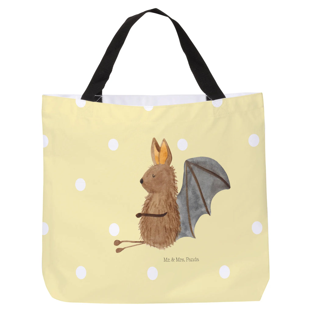 Shopper Fledermaus Sitzen Alltagstasche, XXL Tasche, Stofftasche, Tragebeutel, Freizeittasche, Ausflug, Schultasche, Schultertasche, Schulbeutel, Tüte, Strandtasche, Shopper, XL, Einkaufsbeutel, Beutel, Einkaufstasche, Gute Laune, Lustige Sprüche, Tiermotive, Tiere, Fledermaus, Entspannen, Motivation, Fledermäuse