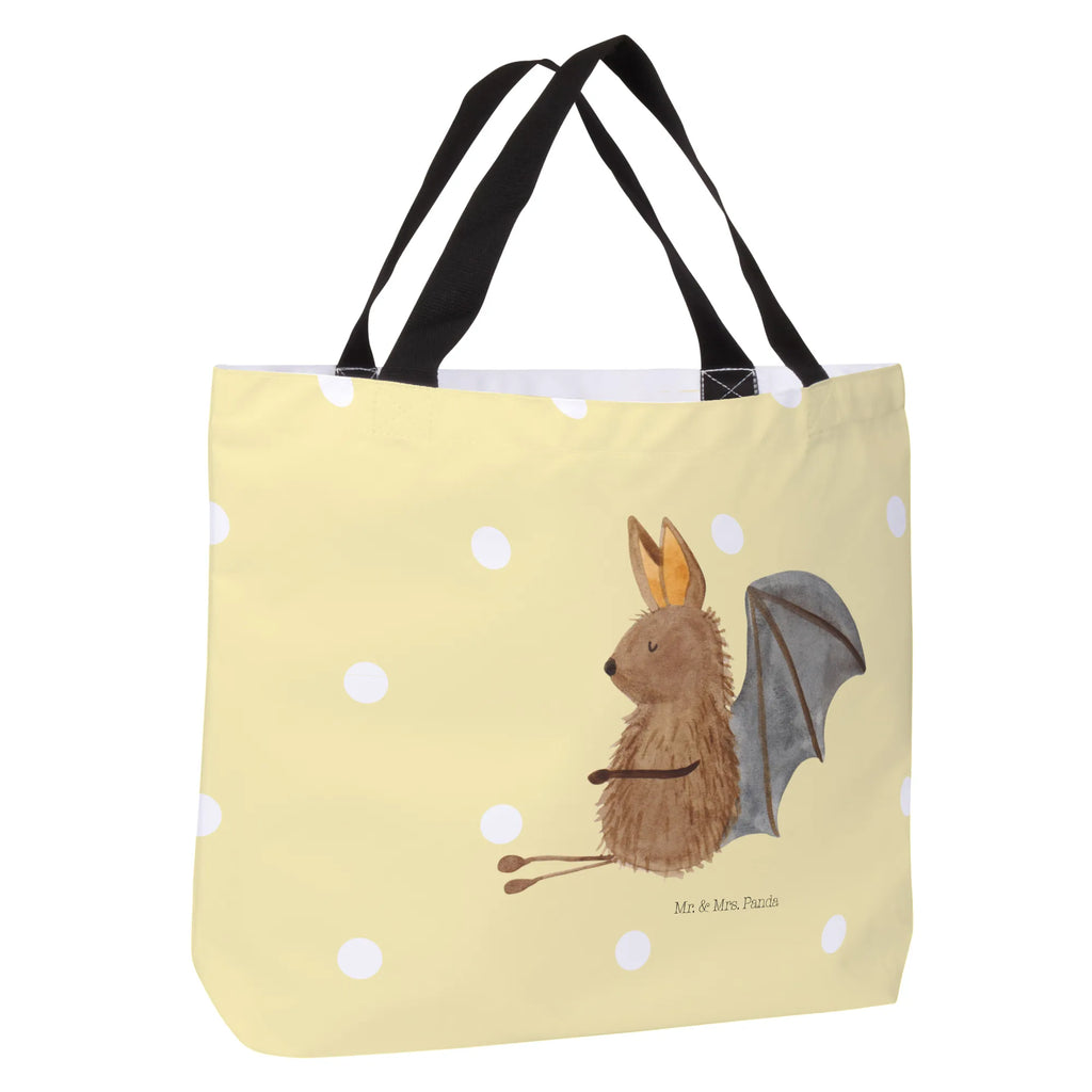 Shopper Fledermaus Sitzen Alltagstasche, XXL Tasche, Stofftasche, Tragebeutel, Freizeittasche, Ausflug, Schultasche, Schultertasche, Schulbeutel, Tüte, Strandtasche, Shopper, XL, Einkaufsbeutel, Beutel, Einkaufstasche, Gute Laune, Lustige Sprüche, Tiermotive, Tiere, Fledermaus, Entspannen, Motivation, Fledermäuse