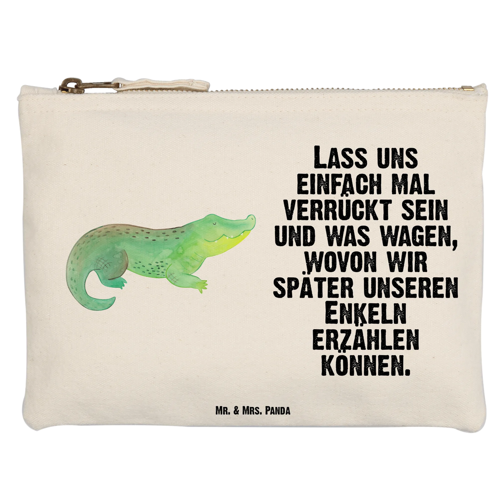 Schminktasche Krokodil toiletry bag, Federmappe, Waschtasche, Schminktäschchen, beauty case, utensilientasche, Schminktasche, Stiftemäppchen, Kosmetiktasche, aufbewahrungstasche, pencil case, Kulturbeutel, Etui, Schminkbeutel, Kosmetikbeutel, Schlampermäppchen, beauty tasche, Mäppchen, pinsel tasche, Kulturtasche, kosmetiktäschchen, Waschbeutel, aufbewahrungsbeutel, Meerestiere, Urlaub, Meer, Reiselust, Krokodile, Abenteuerlust, Beste Freundin, Spontan sein, Lieblingsmensch, Freundin, Verrückt sein, Krokodil