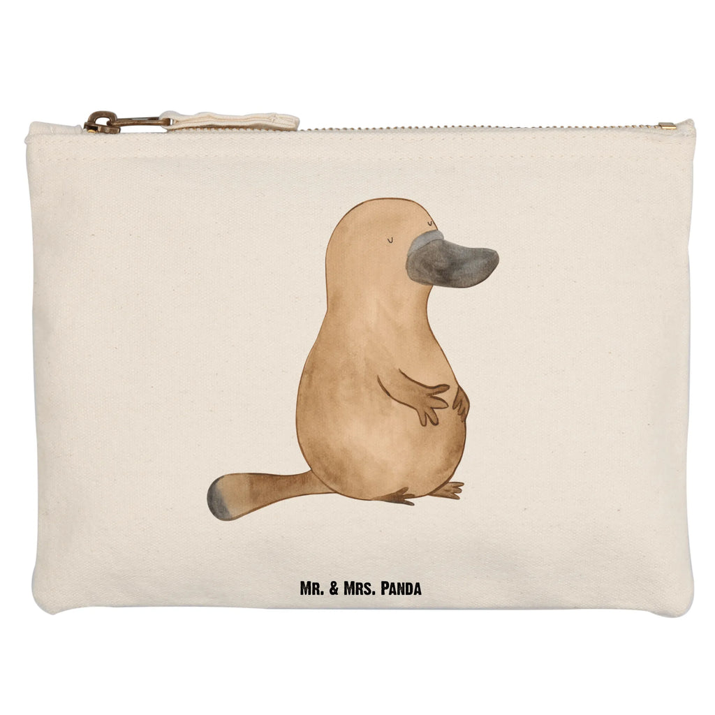 Make-up bag platypus courage Schminktäschchen, Schminktasche, aufbewahrungstasche, Kulturtasche, Mäppchen, kosmetiktäschchen, aufbewahrungsbeutel, pencil case, Federmappe, toiletry bag, Kulturbeutel, utensilientasche, Kosmetikbeutel, Etui, pinsel tasche, beauty case, beauty tasche, Schminkbeutel, Kosmetiktasche, Schlampermäppchen, Waschbeutel, Waschtasche, Stiftemäppchen, Meerestiere, Urlaub, Meer, Raodtrip, Neustart, Weltreise, Arbeit, Schnabeltier, Neuanfang, Motivation, Training, Mut, Lebensweisheit, Büro, mutig, Schnabeltiere