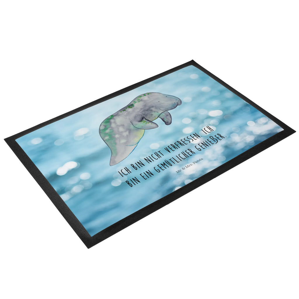 Doormat manatee Relax Sauberlaufmatte, sauberlaufmatten, Haustürmatte, Schuhabstreifer, Schmutzfangmatte, Fußabtreter, schmutzfangmatten, Türvorleger, flurmatte, fußmatte, matte haustür, Schmutzmatte, Schmutzfänger, Fussmatte, außenmatte, Abtreter, Fußabstreifer, hausmatte, abstreifer, Schmutzfangteppich, türmatten, Abtretmatte, Eingangsmatte, Türmatte, Fußmatten, Eingangsteppich, Meer, Urlaub, Meerestiere, Süßigkeiten, Seekühe, Diätwahn, Abnehmen, Diät, Zucker, Seekuh, Essen