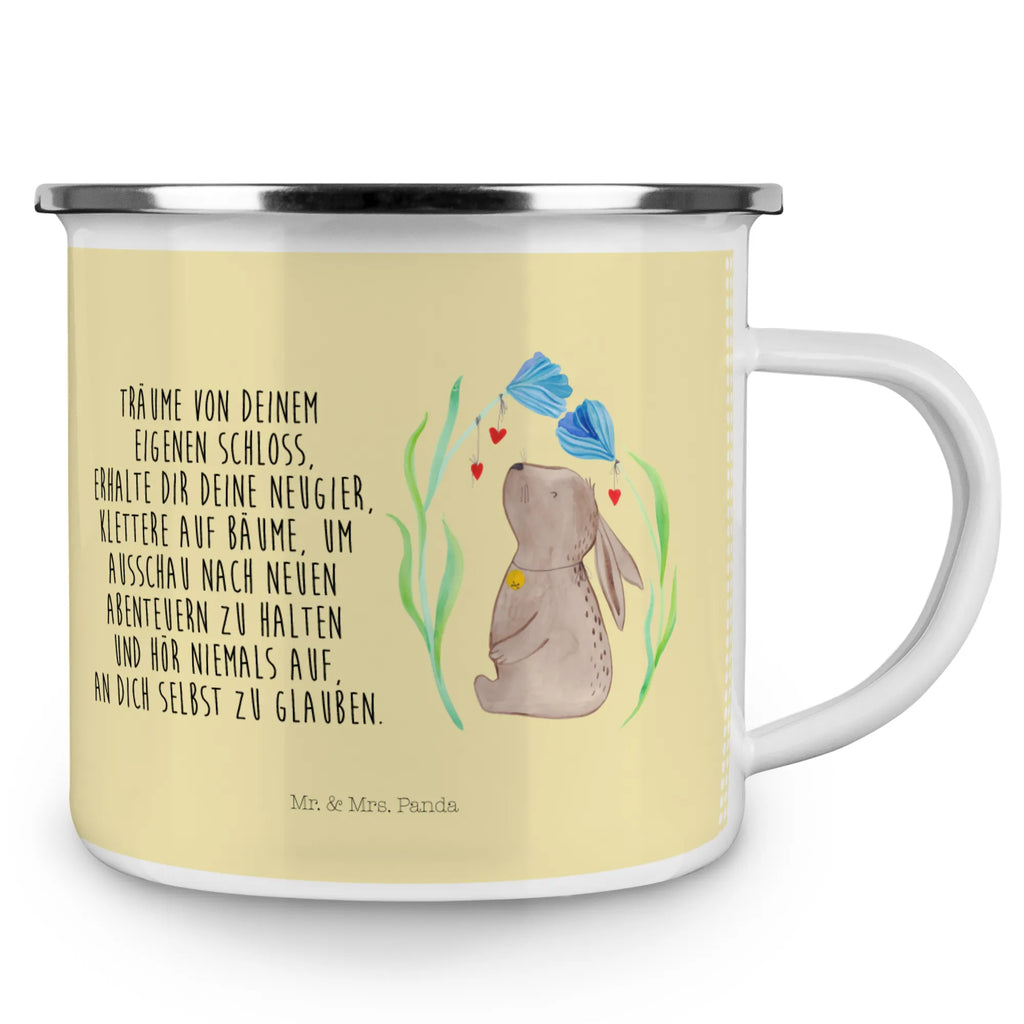 Kempingowy kubek emaliowany królik kwiat Kaffeebecher, Teebecher, Tasse, wandertasse, Emaille Tasse, Reisebecher, Trinkbecher, Pott, Kaffeetasse, Metalltasse, Tasse Emaille, emaillebecher, Emaille Becher, metallbecher, Teetasse, Becher, Emailletasse, Blechtasse, Campingtasse, Campingbecher, wanderbecher, becher emaille, reisetasse, blechbecher, Osterdeko, Osterhase, Osternest, Ostergeschenke, Geschenke zu Ostern, Ostern Geschenk, Ostergeschenke Kinder, Ostern Kinder, Ostern, Geburt, Kindergeburtstag, Geburtstag, Taufe, Schwangerschaft, Hase, Taufgeschenk, Kaninchen, Hoffnung, Kind, Träume, Erstes Kind