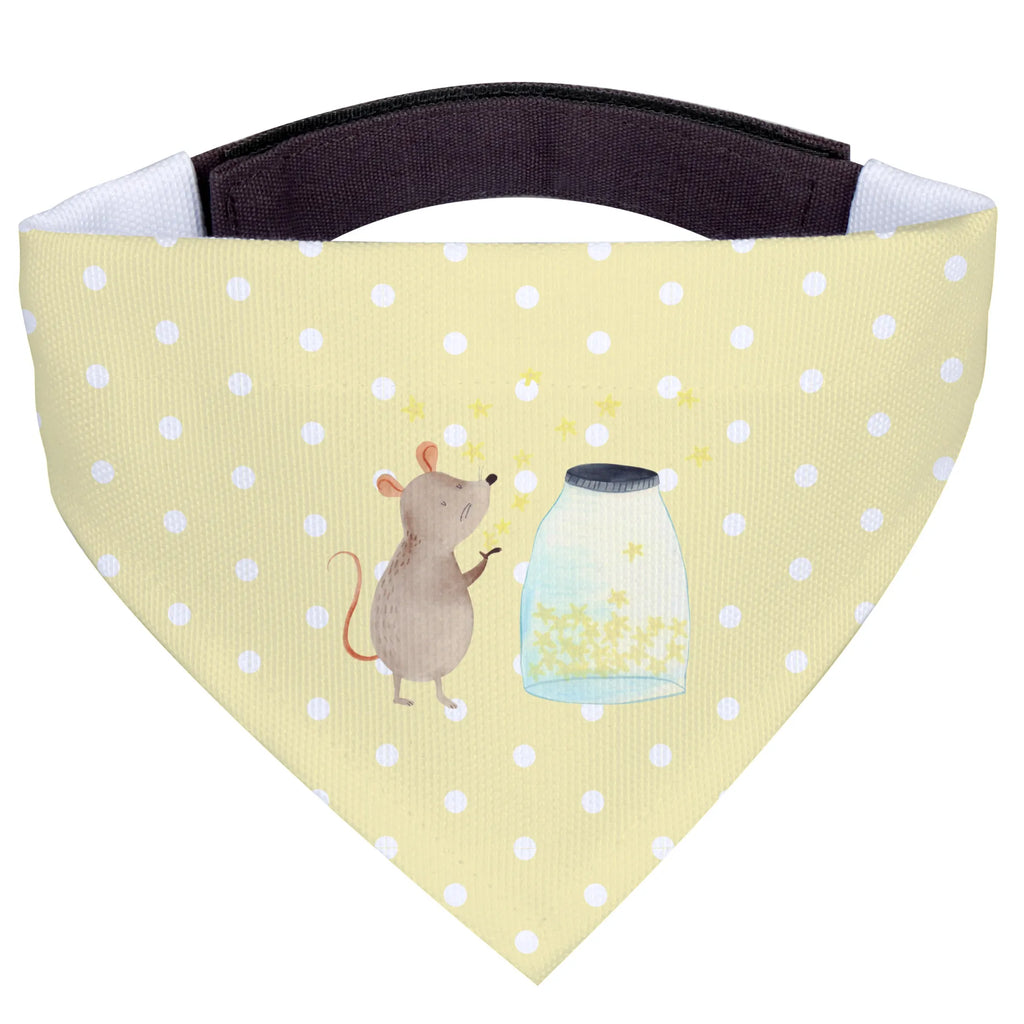Chusta na szyję dla psa L mysz Gwiazdy Hunde, Tuch, Hundehalstuch, Mittel, Mittelgroße Hunde, Halstuch, Lustige Sprüche, Tiere, Tiermotive, Gute Laune, Hoffnung, Geburt, Sterne, Taufe, Taufgeschenk, Kind, Wunsch, Träume, Maus, Schwangerschaft, Kindergeburtstag, Erstes Kind, Geburtstag