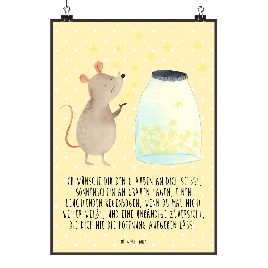 Poster Mouse Stars Wanddekoration, Wanddeko Bild, Handgemaltes Poster, Küchenposter, Designposter, Wandposter, Bild, Raumdekoration, Posterdruck, Kinderposter, Mr. & Mrs. Panda Poster, Wanddeko, Kunstdruck, Poster, Tiermotive, Gute Laune, lustige Sprüche, Tiere, erstes Kind, Sterne, Geburtstag, Taufgeschenk, Schwangerschaft, Wunsch, Geburt, Träume, Taufe, Kindergeburtstag, Kind, Hoffnung, Maus