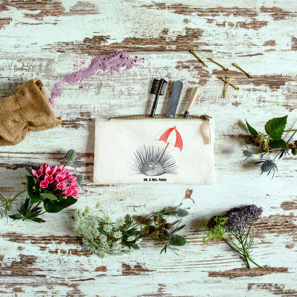 torebka na makijaż Jeżowiec Zwierzeta morskie, Morze, Wakacje