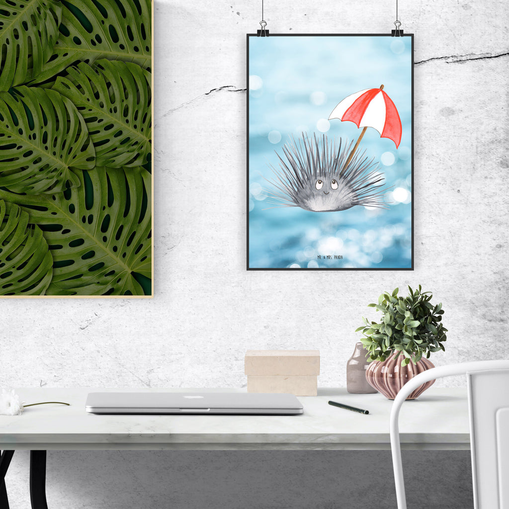 Plakat Jeżowiec Designposter, Poster, Deko Bild, Wandschmuck, Bild, drucke, wanddruck, Mr. & Mrs. Panda Poster, Wanddeko Bild, Bild für Wand, kunstposter, kunstdruck poster, Wandposter, Wandbild, Wanddekoration, Plakat, grafikposter, kunst für die wand, wandkunst, wanddeko, Posterdruck, Kunstdruck, Meerestiere, Urlaub, Meer, Selbstliebe, Achtsamkeit, Leben, Selbstakzeptanz, Hier und Jetzt, Lebe, Seeigel