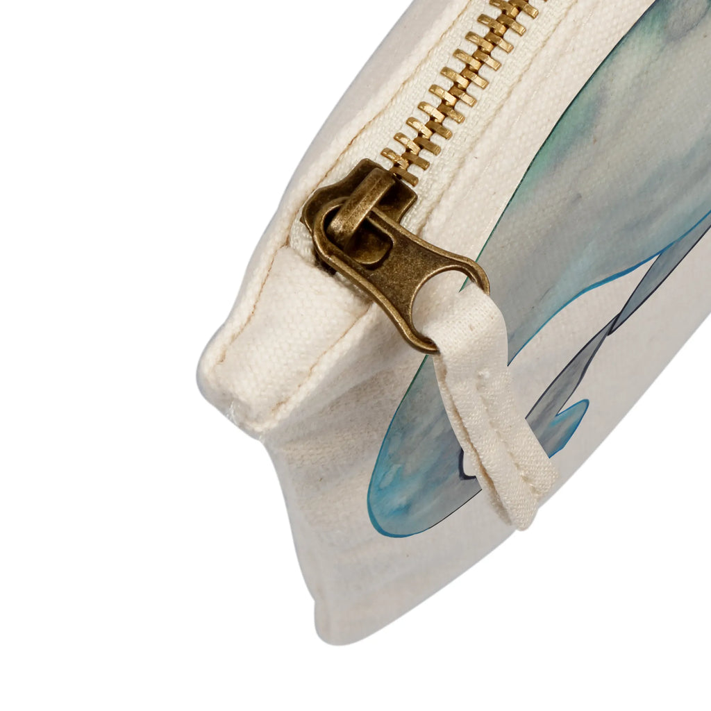 Schminktasche Narwal Kulturtasche, Schminkbeutel, Schminktäschchen, Kulturbeutel, pinsel tasche, aufbewahrungsbeutel, Kosmetiktasche, Schminktasche, Schlampermäppchen, pencil case, Waschbeutel, toiletry bag, utensilientasche, Federmappe, beauty case, Stiftemäppchen, Etui, aufbewahrungstasche, Mäppchen, beauty tasche, Waschtasche, Kosmetikbeutel, kosmetiktäschchen, Meerestiere, Urlaub, Meer, Hausfrau, Wal, Putzen, Aufräumen, Kinderzimmer, Narwal, Junggesellin