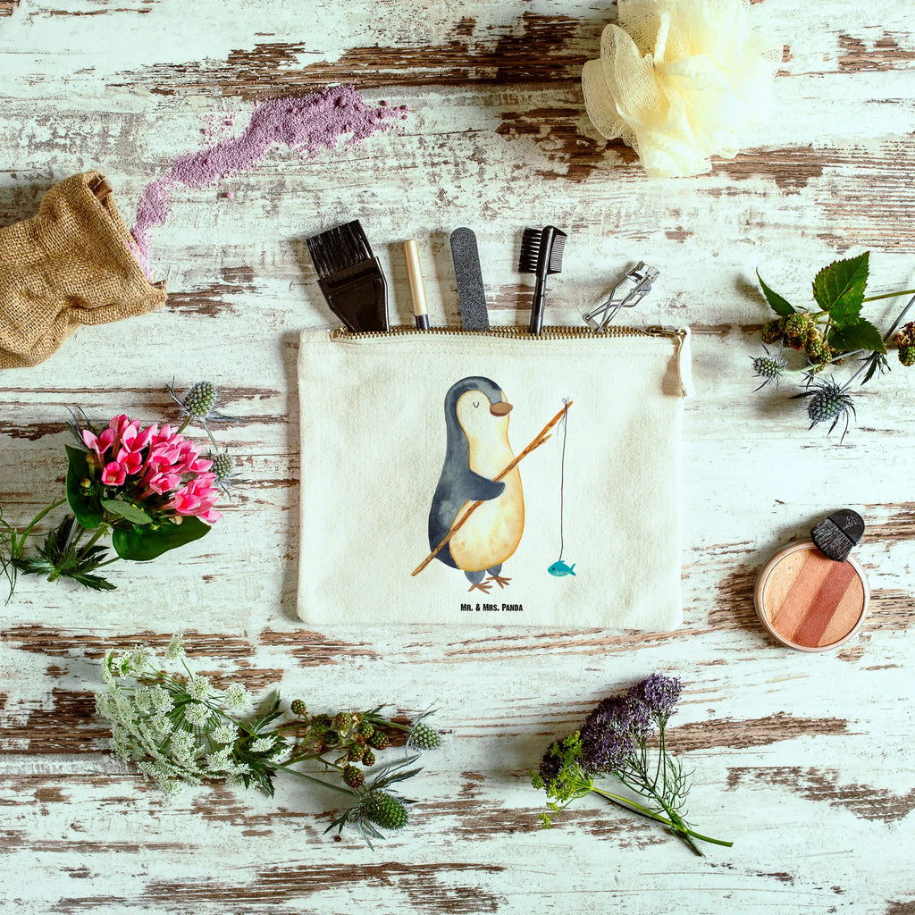 torebka na makijaż Pingwin Wędkarz Etui, aufbewahrungsbeutel, Schminktasche, toiletry bag, beauty tasche, Kulturtasche, kosmetiktäschchen, pinsel tasche, Kosmetiktasche, Schminkbeutel, Kulturbeutel, Waschtasche, aufbewahrungstasche, utensilientasche, Schlampermäppchen, Mäppchen, pencil case, Federmappe, Waschbeutel, Schminktäschchen, Kosmetikbeutel, beauty case, Stiftemäppchen, Pinguin, Tagesplan, Freundinnen, Geschenkidee, Neustart, Wochenende, Planer, Geschenk, Plan, Pinguine, Motivation, Urlaub, Angler, Tagträume, Angeln, Hobby