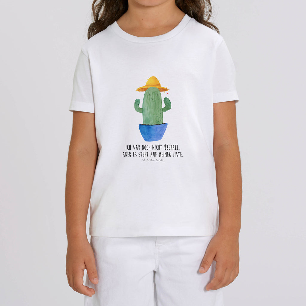 Organic Kinder T-Shirt Kaktus Hut Kinder T-Shirt, Kinder T-Shirt Mädchen, Kinder T-Shirt Jungen, Kaktus, Kakteen, Reisen, Weltreise, Weltenbummler, Reisetagebuch, Städtetrip, Kaktusliebe, Geschenkidee, Spruch, Motivation