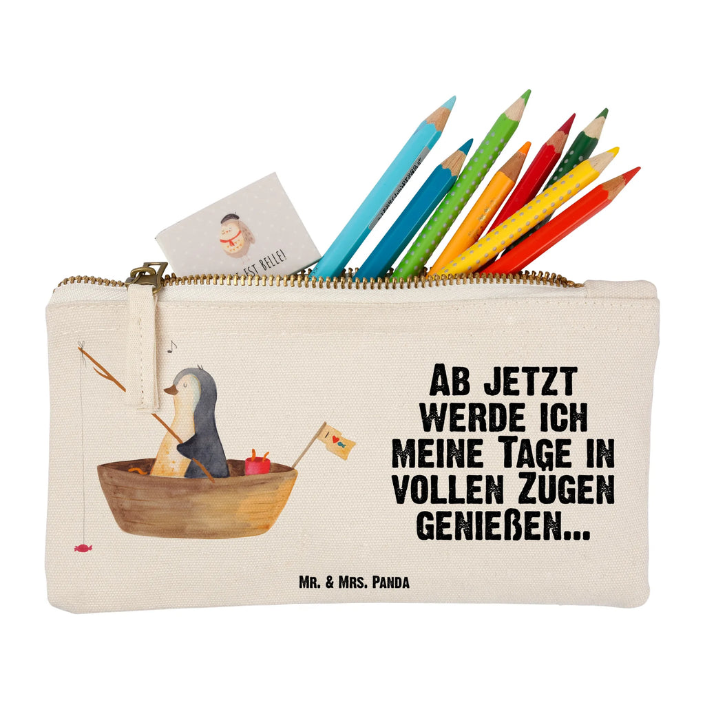 Make-up bag Penguin fishing boat Schlampermäppchen, Schminktasche, beauty case, kosmetiktäschchen, Stiftemäppchen, Etui, Kosmetiktasche, toiletry bag, Kosmetikbeutel, beauty tasche, utensilientasche, aufbewahrungsbeutel, aufbewahrungstasche, Mäppchen, Kulturtasche, Waschtasche, Federmappe, Waschbeutel, Schminktäschchen, pinsel tasche, Schminkbeutel, Kulturbeutel, pencil case, Pinguin, Pinguine, Leben, Scheidung, Neustart, Lebenslust, Genießen, Angeln, Trennung, Neuanfang, Motivation, Angelboot, Boot, Geschenkidee Liebeskummer