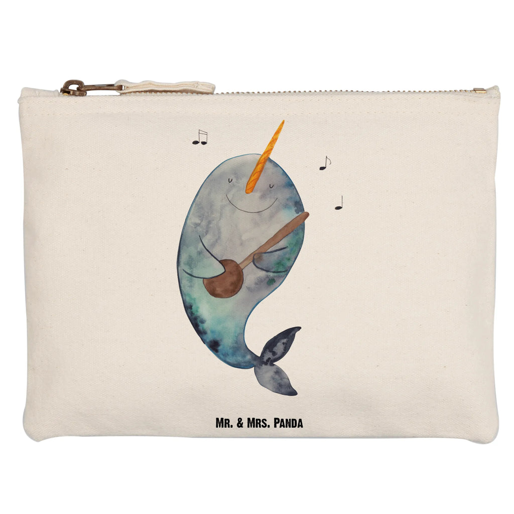 Schminktasche Narwal Gitarre Kulturtasche, pencil case, Kosmetiktasche, Stiftemäppchen, Waschbeutel, utensilientasche, aufbewahrungstasche, Kulturbeutel, pinsel tasche, Waschtasche, beauty case, Schminktasche, beauty tasche, Mäppchen, Kosmetikbeutel, aufbewahrungsbeutel, Schminktäschchen, Schminkbeutel, toiletry bag, Schlampermäppchen, Federmappe, Etui, kosmetiktäschchen, Meerestiere, Urlaub, Meer, Narwal, Tanzen, Gitarre, Probleme, Wal, Frust, Problemlösung, Gespräche