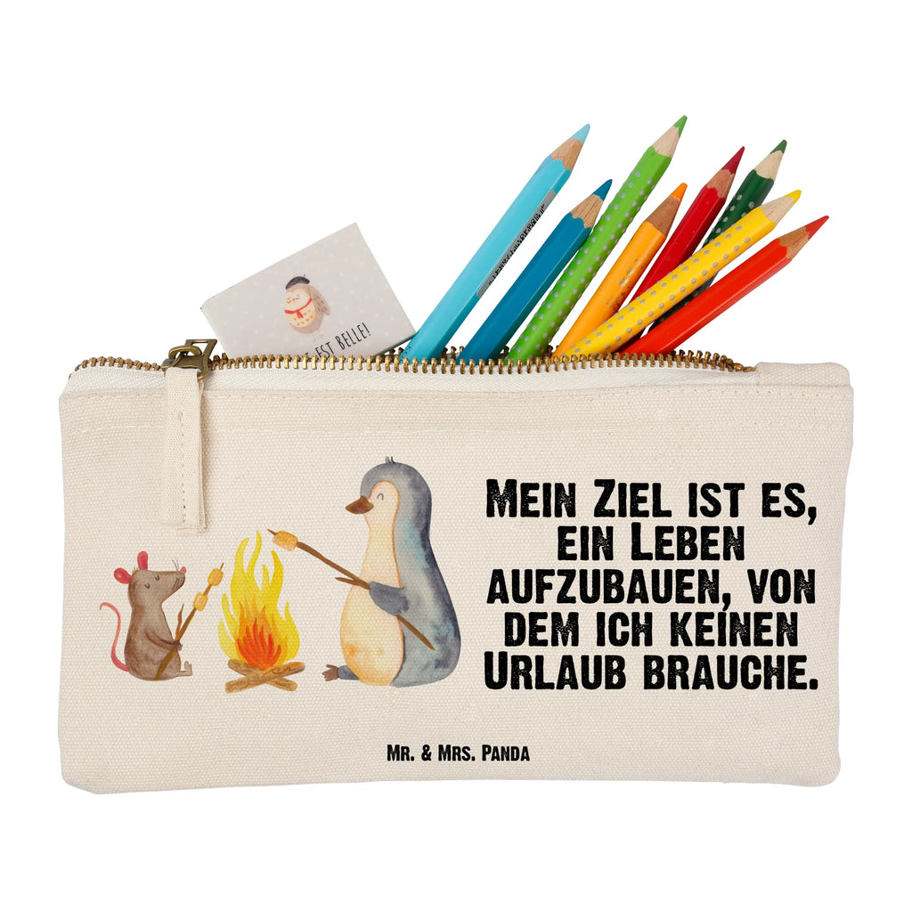 Schminktasche Pinguin Lagerfeuer Kulturtasche, aufbewahrungstasche, kosmetiktäschchen, Kosmetiktasche, beauty tasche, pencil case, toiletry bag, Schlampermäppchen, Etui, Waschbeutel, Mäppchen, Schminktäschchen, aufbewahrungsbeutel, Kulturbeutel, Stiftemäppchen, beauty case, Waschtasche, Kosmetikbeutel, Federmappe, Schminkbeutel, Schminktasche, utensilientasche, pinsel tasche, Pinguin, Pinguine, Grillen, Leben, Feuer, Job, Lagerfeuer, Liebe, Büroalltag, Büro, Neustart, Lebensspruch, Motivation, Arbeit, Maus, Marshmallows, Lebensmotivation
