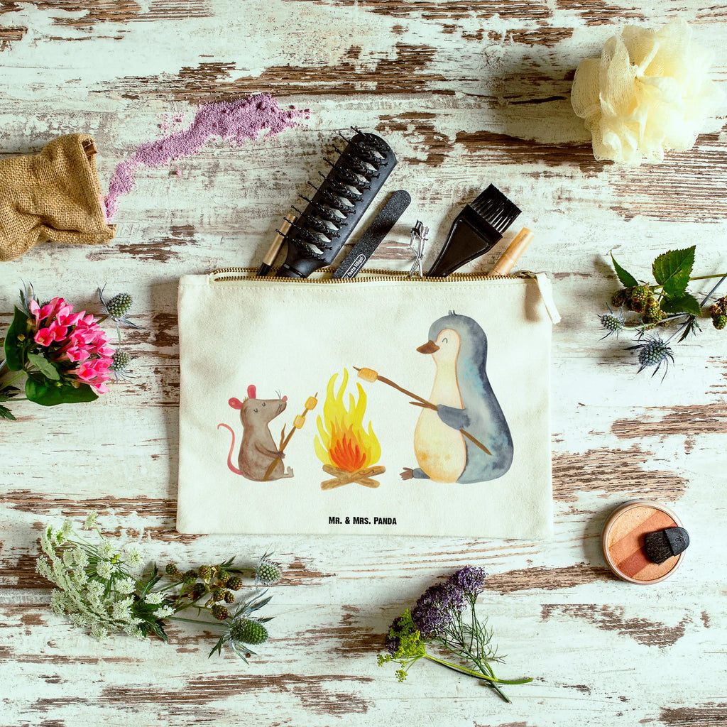 Schminktasche Pinguin Lagerfeuer Kulturtasche, aufbewahrungstasche, kosmetiktäschchen, Kosmetiktasche, beauty tasche, pencil case, toiletry bag, Schlampermäppchen, Etui, Waschbeutel, Mäppchen, Schminktäschchen, aufbewahrungsbeutel, Kulturbeutel, Stiftemäppchen, beauty case, Waschtasche, Kosmetikbeutel, Federmappe, Schminkbeutel, Schminktasche, utensilientasche, pinsel tasche, Pinguin, Pinguine, Grillen, Leben, Feuer, Job, Lagerfeuer, Liebe, Büroalltag, Büro, Neustart, Lebensspruch, Motivation, Arbeit, Maus, Marshmallows, Lebensmotivation