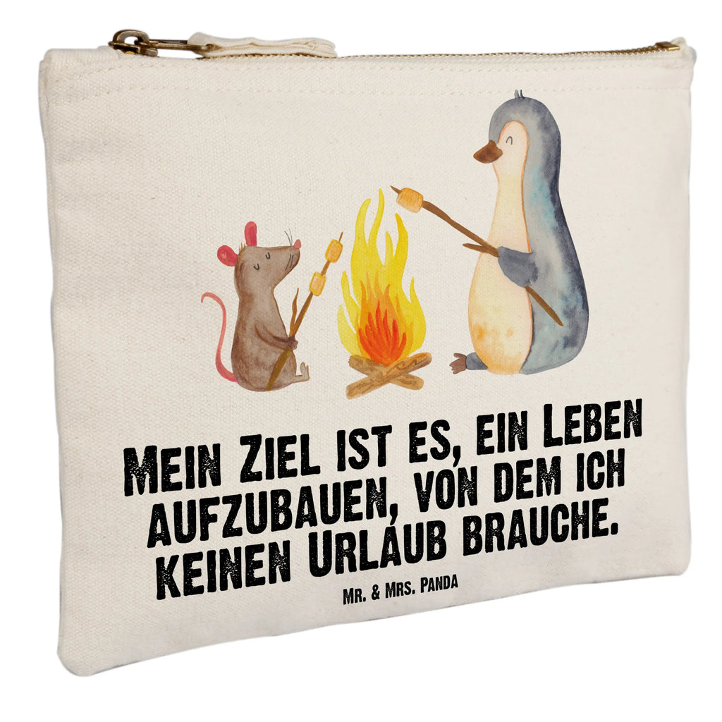 Schminktasche Pinguin Lagerfeuer Kulturtasche, aufbewahrungstasche, kosmetiktäschchen, Kosmetiktasche, beauty tasche, pencil case, toiletry bag, Schlampermäppchen, Etui, Waschbeutel, Mäppchen, Schminktäschchen, aufbewahrungsbeutel, Kulturbeutel, Stiftemäppchen, beauty case, Waschtasche, Kosmetikbeutel, Federmappe, Schminkbeutel, Schminktasche, utensilientasche, pinsel tasche, Pinguin, Pinguine, Grillen, Leben, Feuer, Job, Lagerfeuer, Liebe, Büroalltag, Büro, Neustart, Lebensspruch, Motivation, Arbeit, Maus, Marshmallows, Lebensmotivation
