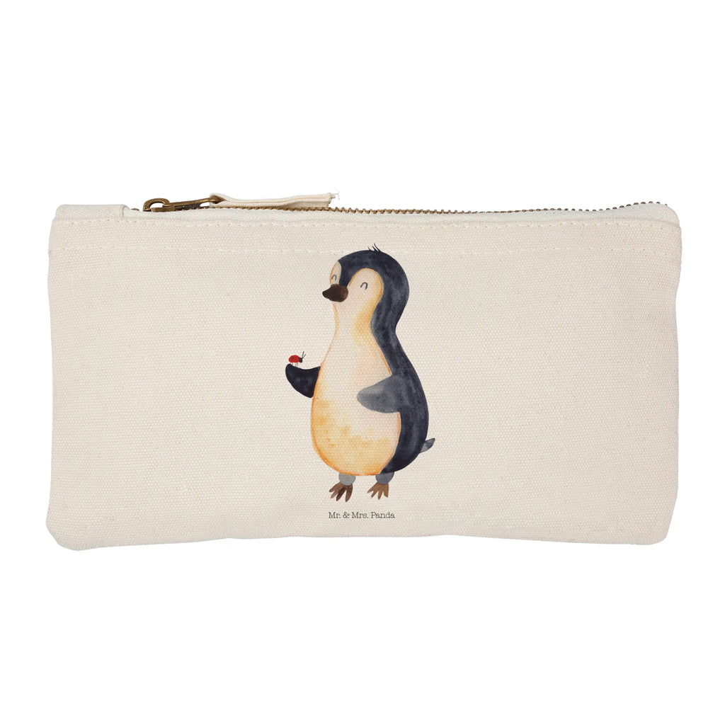 Make-up bag Penguin ladybug kosmetiktäschchen, Etui, Kulturbeutel, utensilientasche, pencil case, Stiftemäppchen, Federmappe, Schminktäschchen, toiletry bag, Kosmetiktasche, Mäppchen, Kulturtasche, Schlampermäppchen, Schminkbeutel, Kosmetikbeutel, aufbewahrungstasche, beauty case, pinsel tasche, beauty tasche, Waschtasche, Schminktasche, Waschbeutel, aufbewahrungsbeutel, Pinguin, Wunder, Glück, Lebensfreude, Freude, Liebe, Marienkäfer, Pinguine