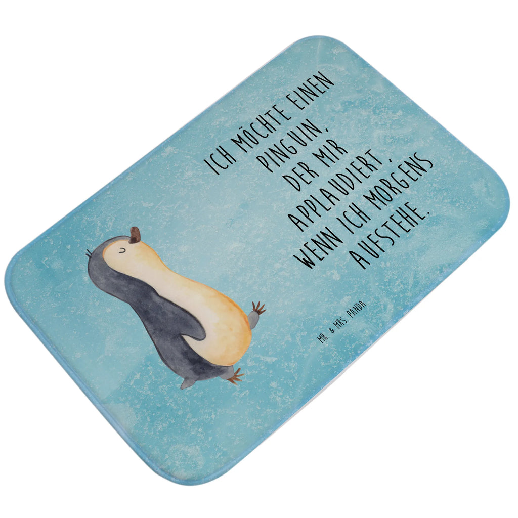 Bath mat Penguin march Bath rug, non-slip, Bath mat, Shower mat, Penguin, North Pole, Winter, Penguins, family, penguins, sister, early riser, late riser, brother, penguin