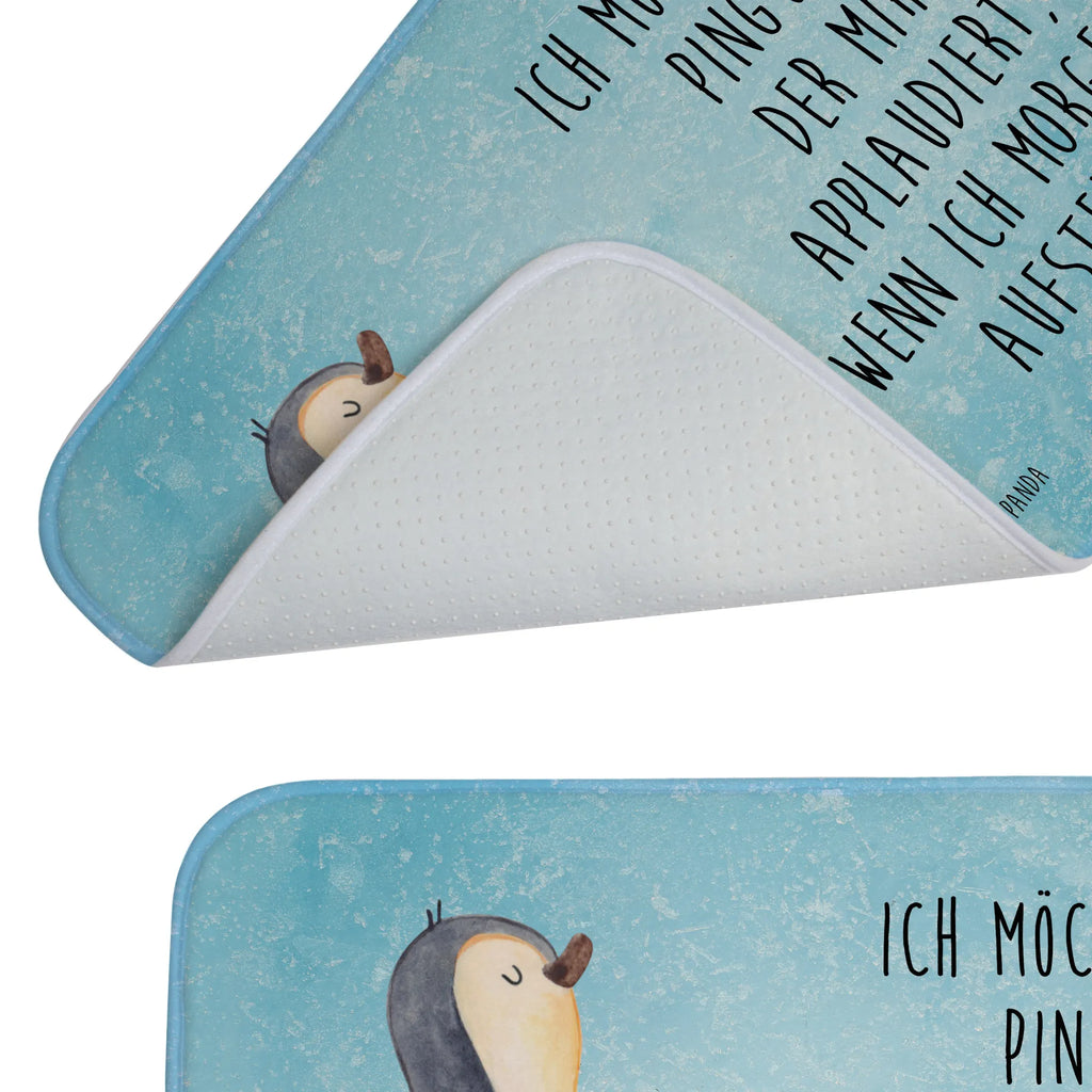 Bath mat Penguin march Bath rug, non-slip, Bath mat, Shower mat, Penguin, North Pole, Winter, Penguins, family, penguins, sister, early riser, late riser, brother, penguin