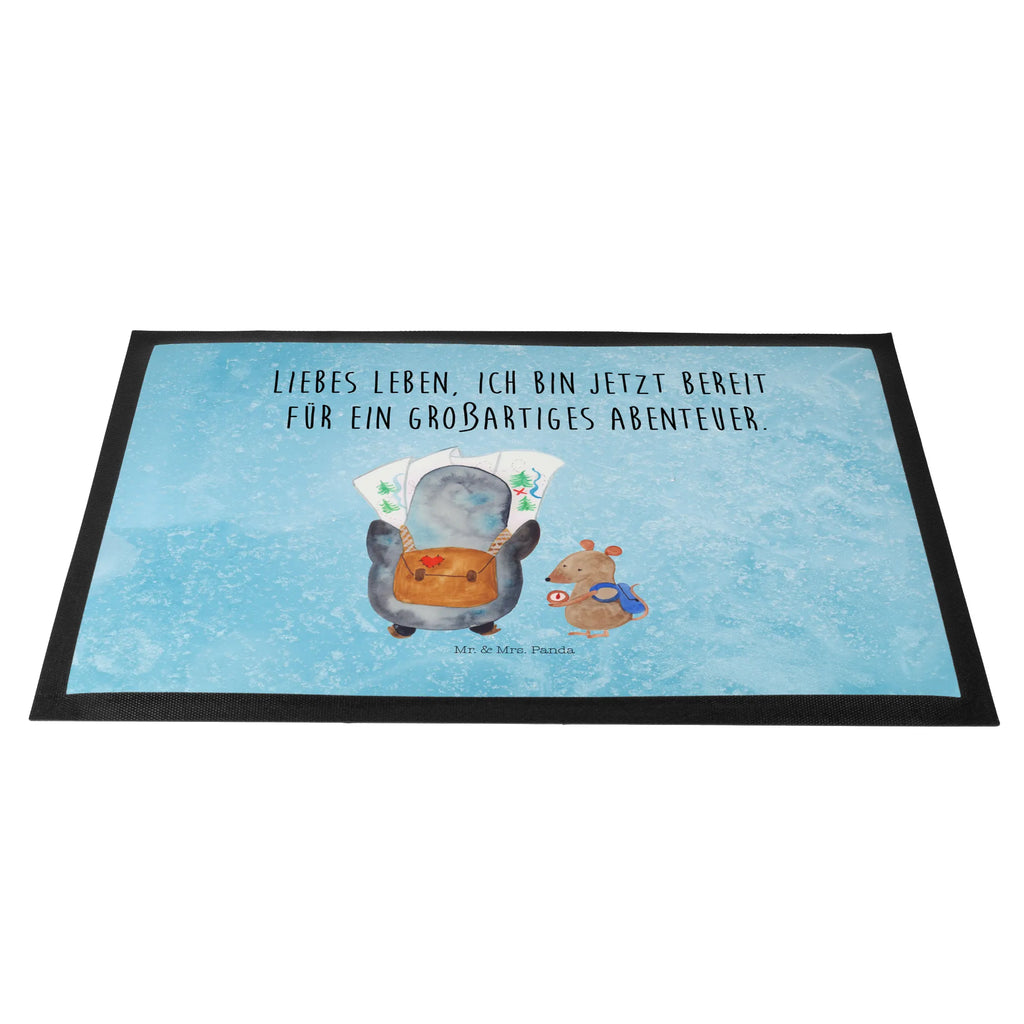 Fußmatte Pinguin & Maus Wanderer Fußmatte außen wetterfest, Schmutzfänger, Fußabtreter, Schmutzfangmatte waschbar, Haustürmatte, Fußmatte outdoor, Türmatte, Motivfußmatte, Vorleger, Fußmatte außen, Gummimatte, Gummi Matte, Fußmatte innen, Schmutzfangteppich, Fußabstreifer, Eingangsteppich, Fußmatten, Fußabtreter außen, Fußmatte waschbar, Schmutzmatte, Fussmatten, Schmutzfangmatte, Matte, Sauberlaufmatte, Fußabstreifer außen, Fussmatten online, Türvorleger, Pinguin, Abenteurer, wandern, Pinguine, Abenteuer, Ausflug, Wanderlust, Roadtrip