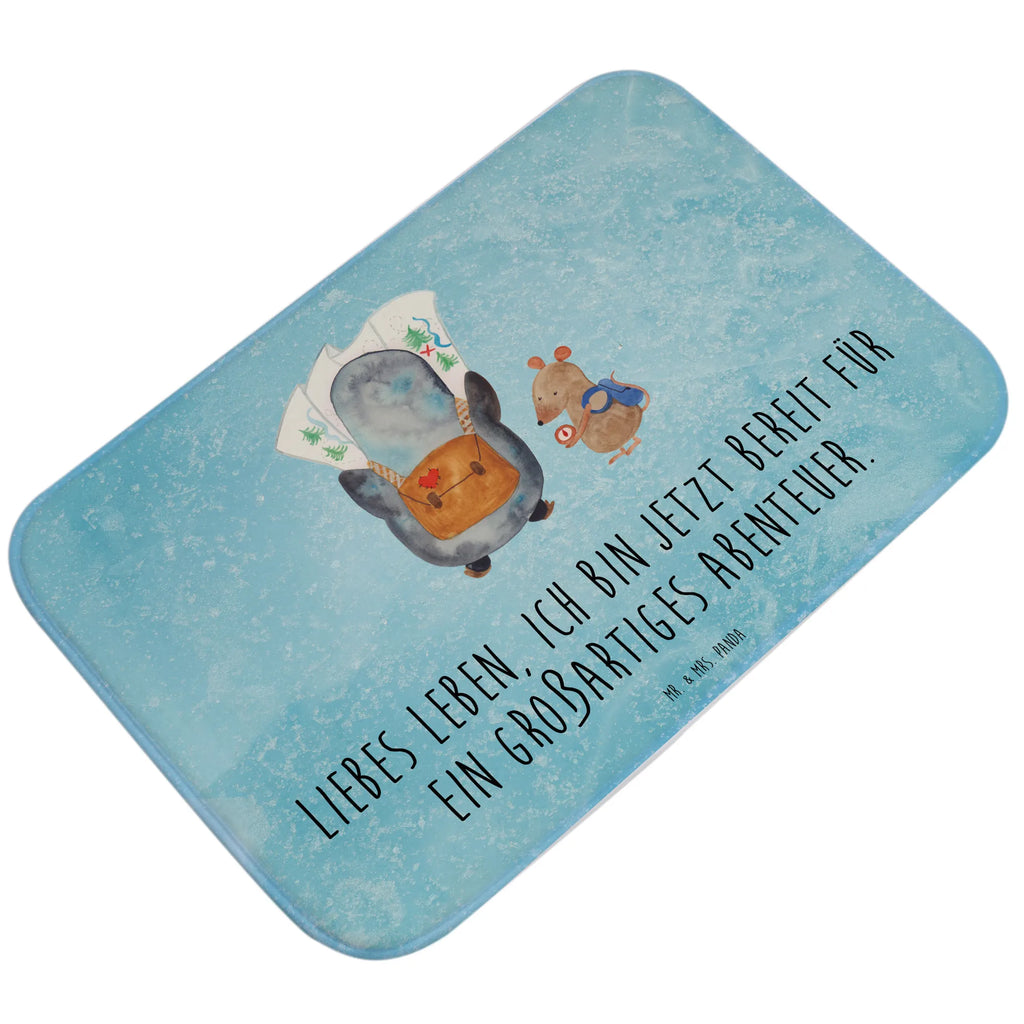 Badematte Pinguin & Maus Wanderer Badläufer, badezimmervorleger, Badvorleger, Bad Fußmatte, rutschfeste matte, badezimmer läufer, badezimmermatten, badmatten, duschmatten, duschmatte, fußmatte bad, bad läufer, teppich für bad, badezimmermatte, Teppich Fürs Bad, Badteppich, Badezimmer Matte, wannenvorleger, Badezimmerteppich, Badematte, badezimmerteppiche, Duschvorleger, Pinguin, Ausflug, Wanderlust, Wandern, Roadtrip, Abenteuer, Pinguine, Abenteurer