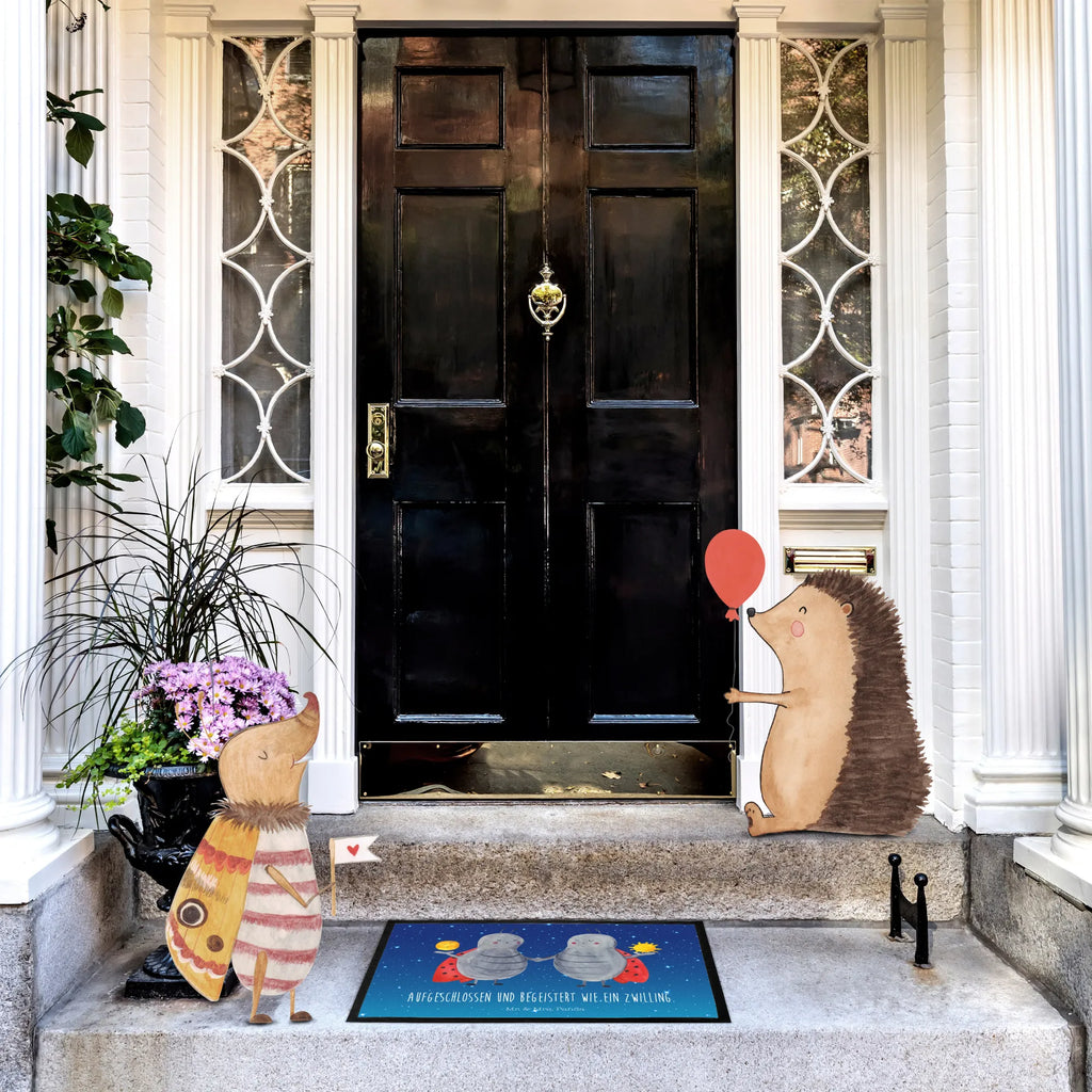 Doormat Star sign twin constellations, birthdays, astrology, zodiac, date of birth, month of birth, twin gift, birthday may, lucky beetle, ladybird, gift june, twin brother, gift may, twins, twin zodiac sign, twin sister