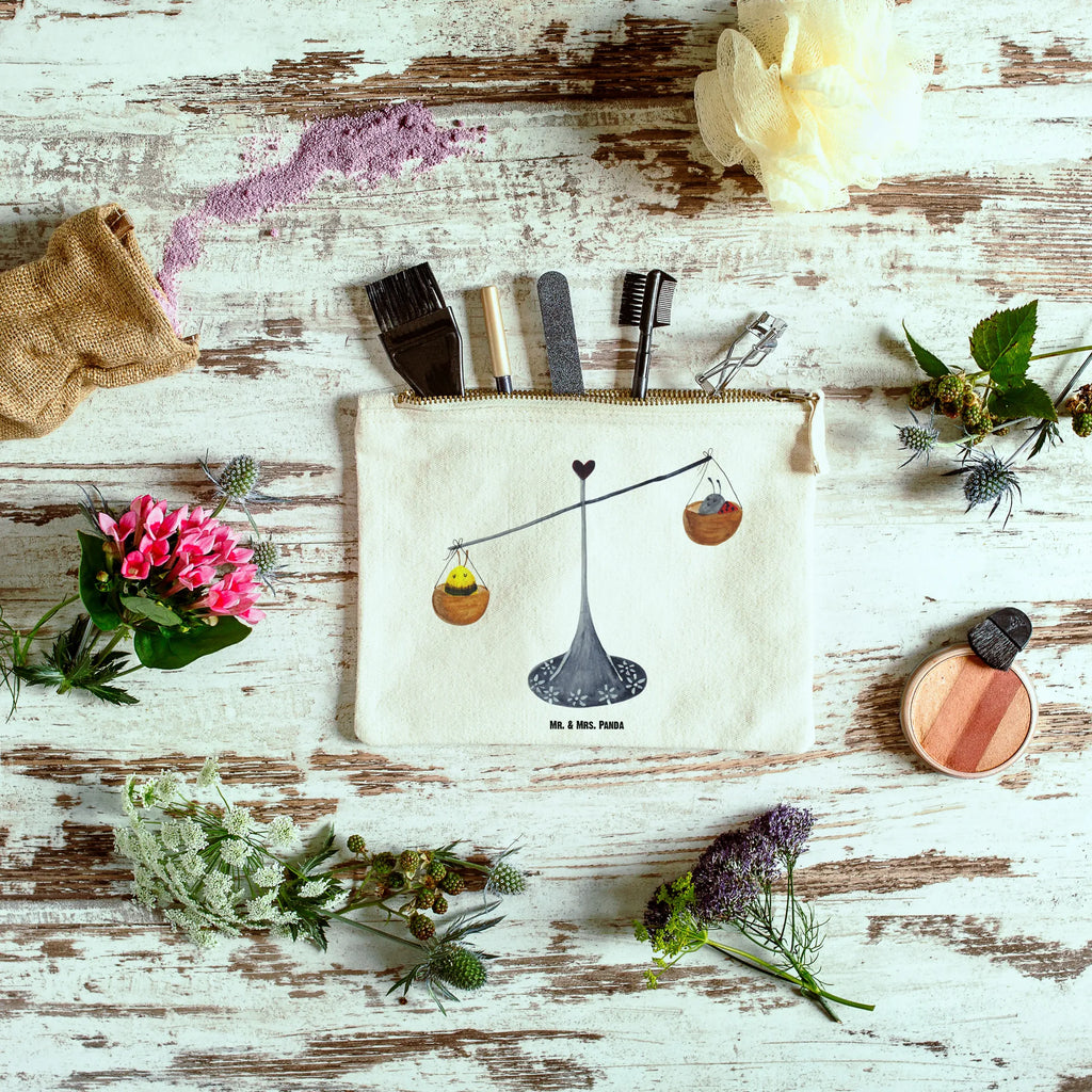 Make-up bag Star sign Scale constellations, birthdays, astrology, zodiac, date of birth, month of birth, birthday September, Libra gift, birthday October, bee, Libra zodiac sign, gift October, Libra, ladybird, balance, gift September, bumble bee