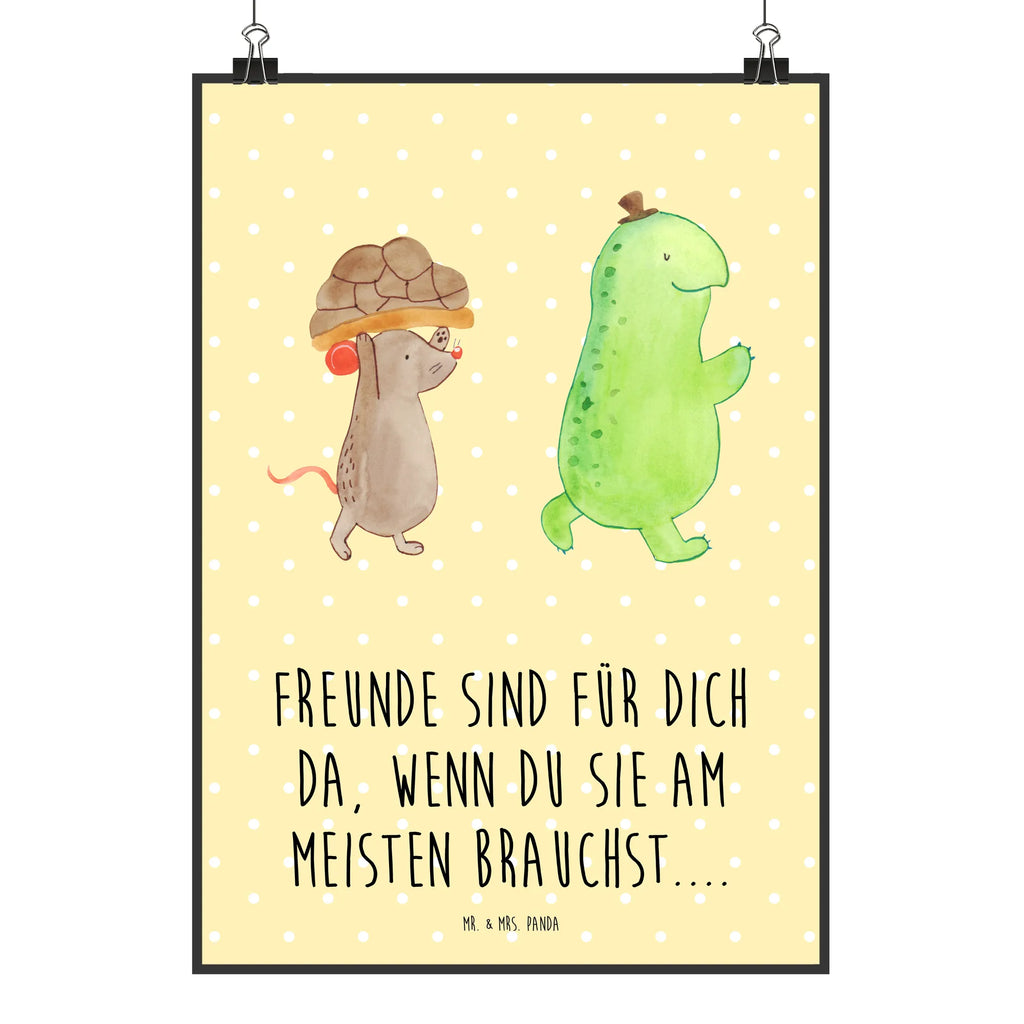 Poster tortoise Mouse Plakat, Wandposter, Kunstdruck, Wandbild, Wandschmuck, Deko Bild, Bild für Wand, wanddeko, Designposter, kunstposter, drucke, kunstdruck poster, Poster, Bild, grafikposter, Wanddekoration, wanddruck, Posterdruck, Mr. & Mrs. Panda Poster, kunst für die wand, wandkunst, Wanddeko Bild, Schildkröte, Beste Freundinnen, Beste Freunde, Freundinnen, Freunde, Maus