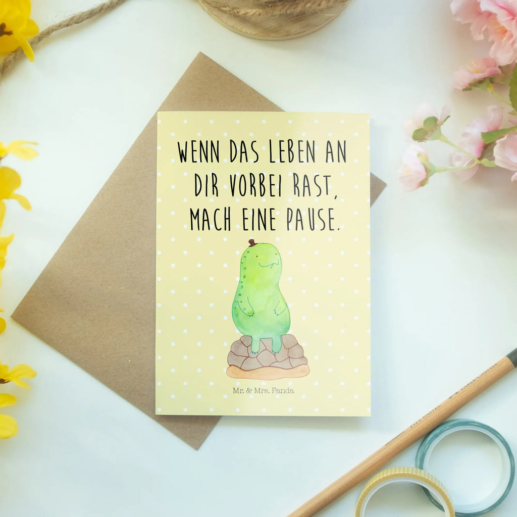 Greetings card tortoise Break genesungskarte, vatertagskarte, jubiläumskarte, Klappkarte, valentinstagskarte, Beileidskarte, kommunionskarte, hochzeitskarten, babykarte, firmungskarte, einladungskarten, Motivkarte, dankeskarten, abiturkarte, Glückwunschkarte, osterkarten, Grußkarte, neujahrskarte, osterkarte, spruchkarte, Grußkarten, glückwunschkarten, weihnachtskarten, Schildkröte, Entschleunigen, Achtsam, Achtsamkeit