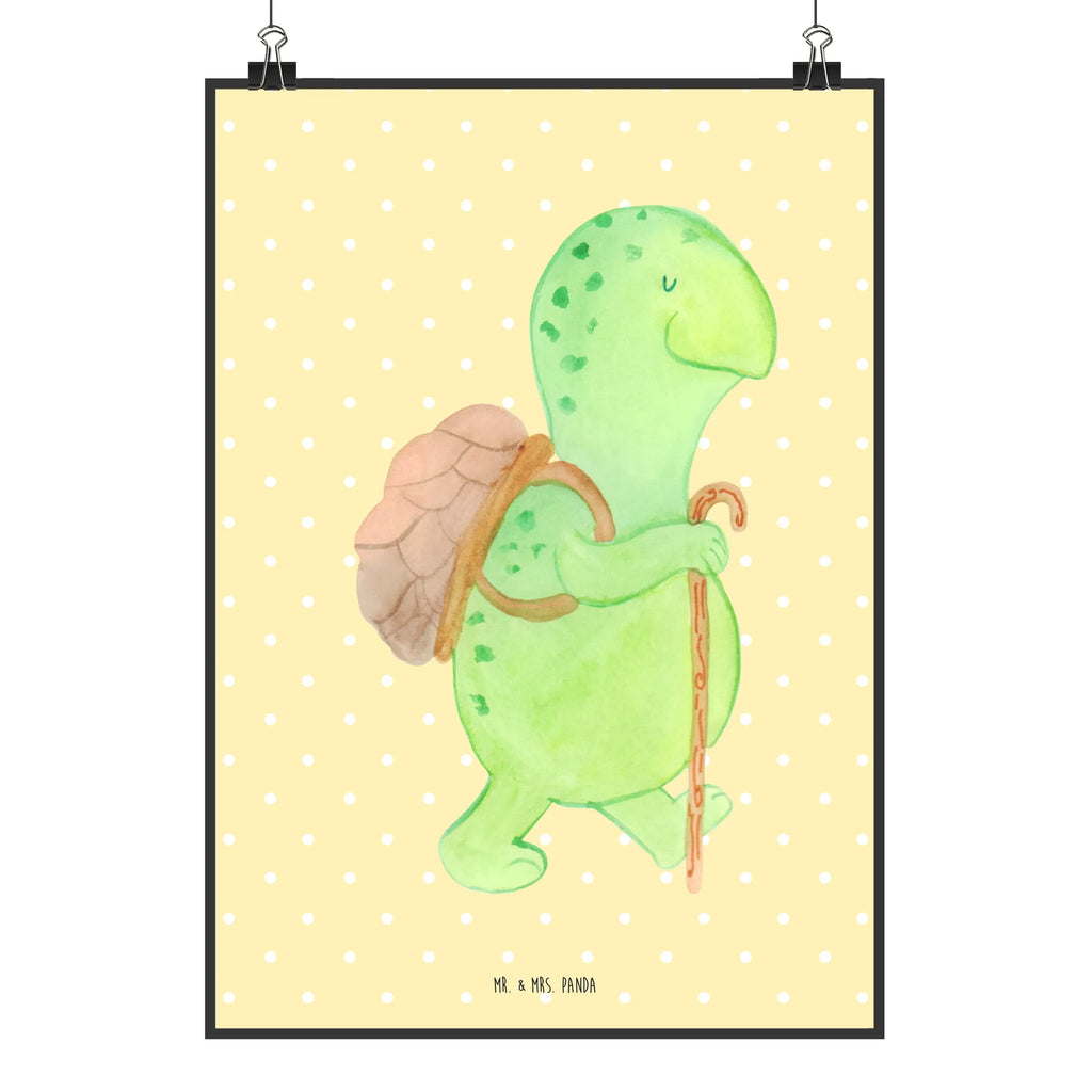 Poster tortoise walker Kunstdruck, Designposter, Mr. & Mrs. Panda Poster, Kinderposter, Wandposter, Wanddeko, Wanddeko Bild, Posterdruck, Handgemaltes Poster, Poster, Bild, Raumdekoration, Küchenposter, Wanddekoration, Schildkröte, Motivationssprüche, Neuanfang, Motivation, Schildkröten, Motivationsspruch