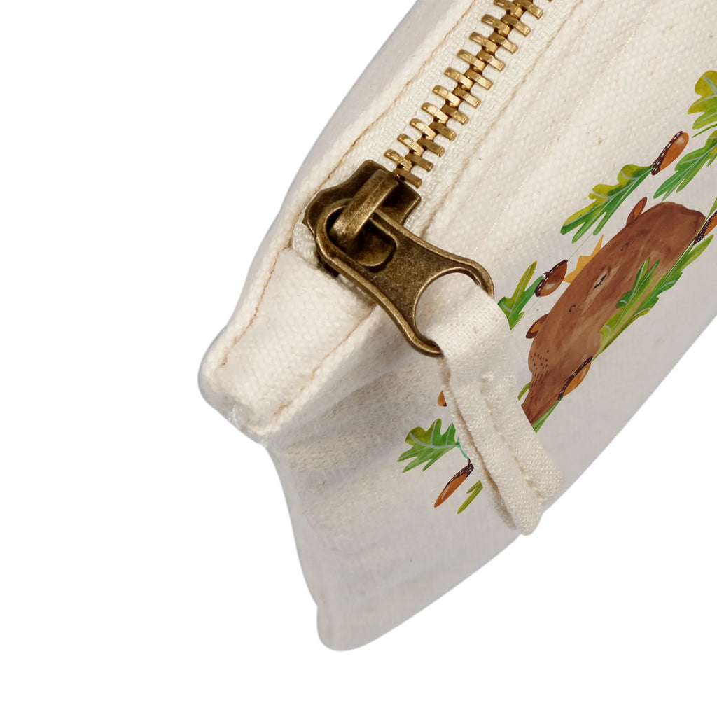 torebka na makijaż Niedźwiedź król Schlampermäppchen, pencil case, utensilientasche, Waschbeutel, Etui, Mäppchen, Kulturbeutel, Stiftemäppchen, kosmetiktäschchen, Kulturtasche, toiletry bag, Schminktäschchen, beauty case, Schminkbeutel, beauty tasche, Federmappe, Kosmetiktasche, Kosmetikbeutel, aufbewahrungstasche, aufbewahrungsbeutel, pinsel tasche, Waschtasche, Schminktasche, Bär, Teddybär, Teddy, Dad, Daddy, Vater, Weltbester Papa, Papa, Papi, Papa Bär, Bester Vater, Vatertag, Bester Papa