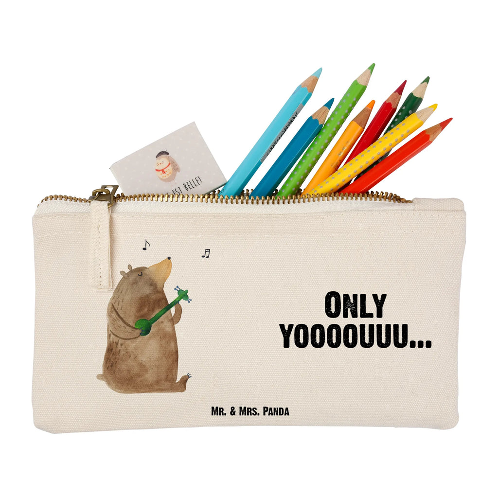 torebka na makijaż niedźwiedź Gitara Niedźwiedź, Miś, Pluszowy miś