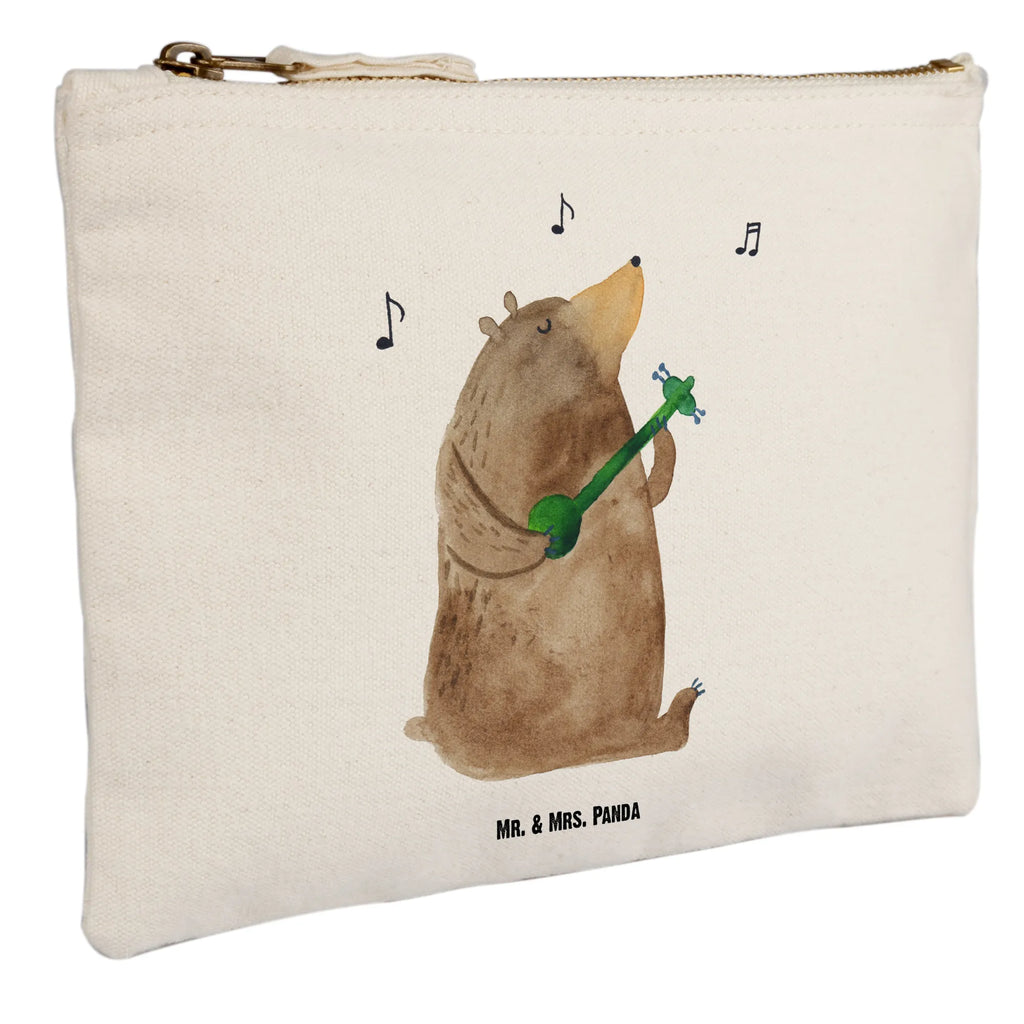 torebka na makijaż niedźwiedź Gitara Niedźwiedź, Miś, Pluszowy miś