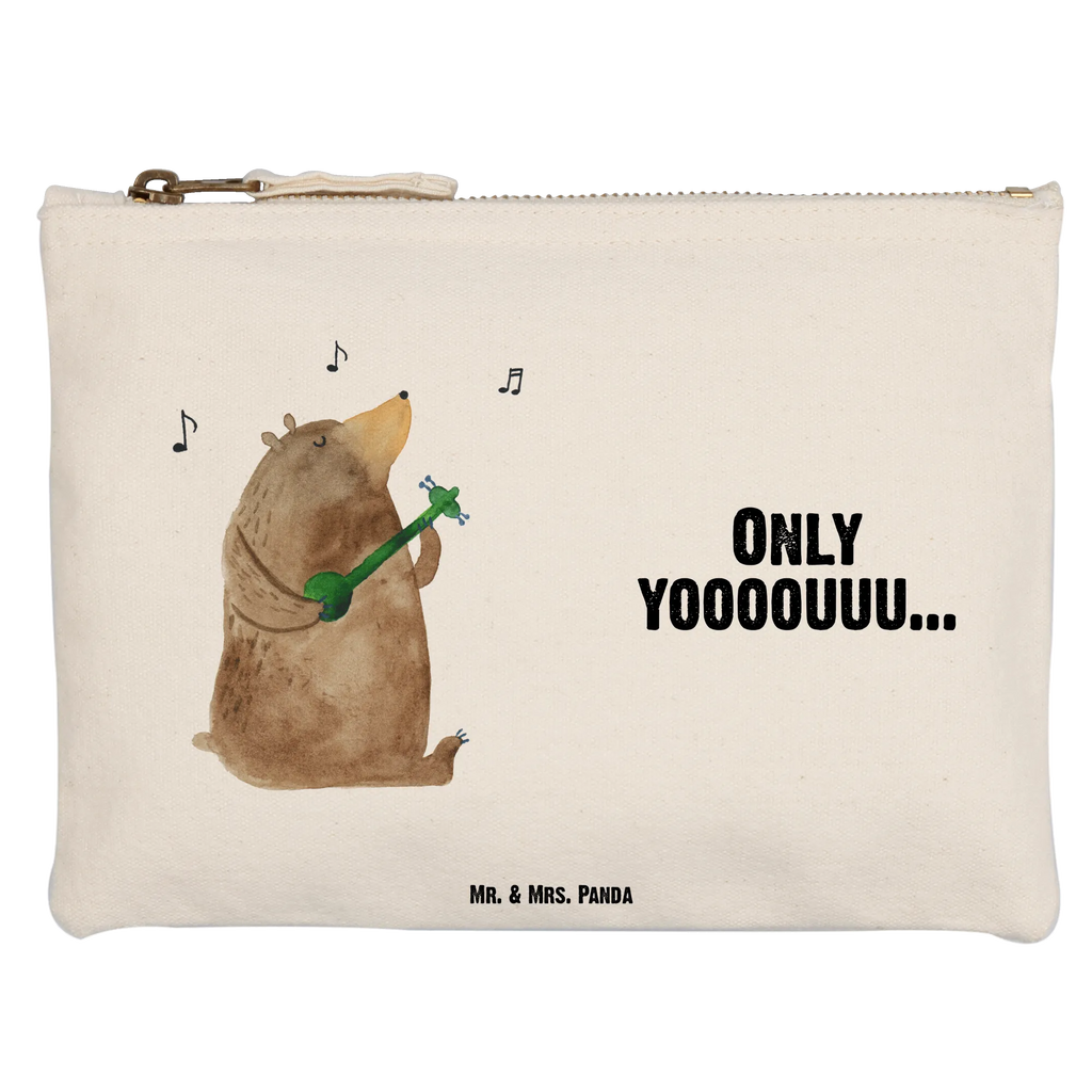 torebka na makijaż niedźwiedź Gitara Niedźwiedź, Miś, Pluszowy miś